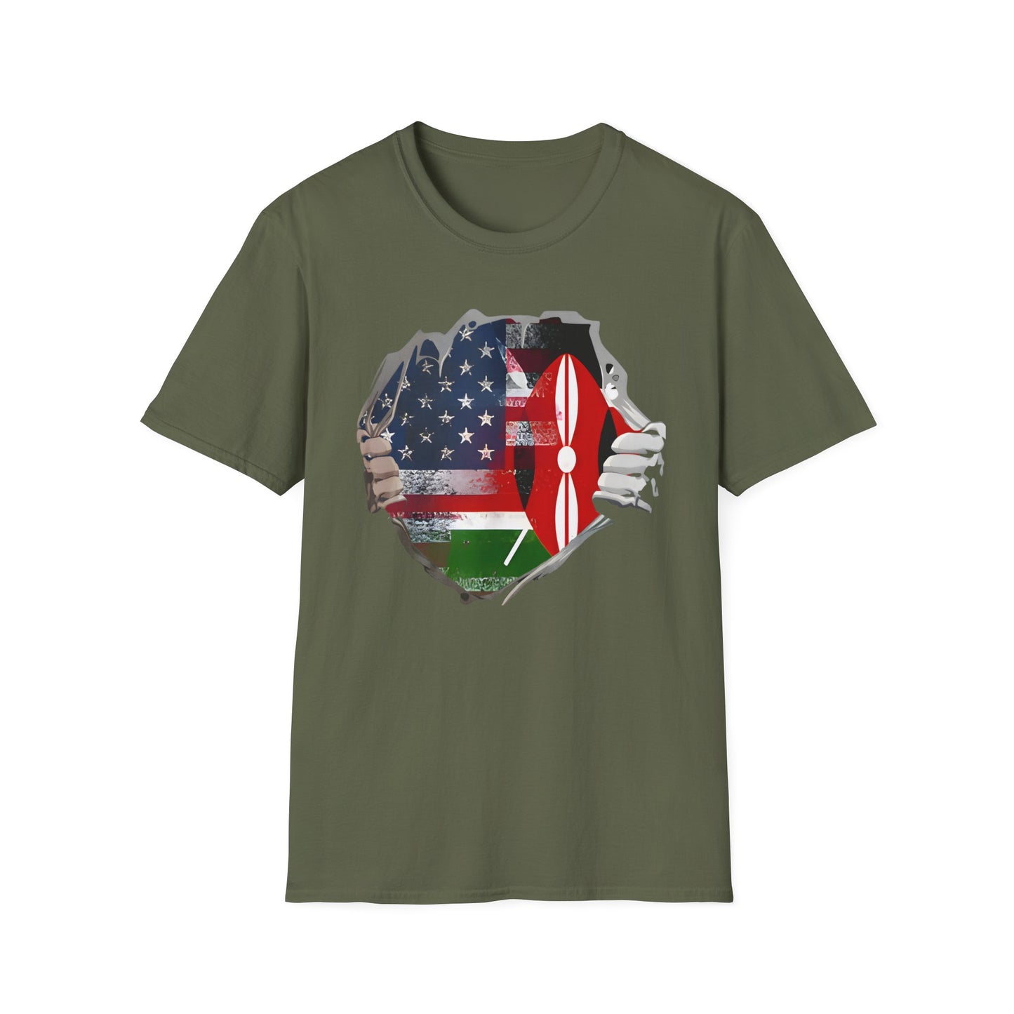 Kenyan Usa Tee Softstyle T-Shirt