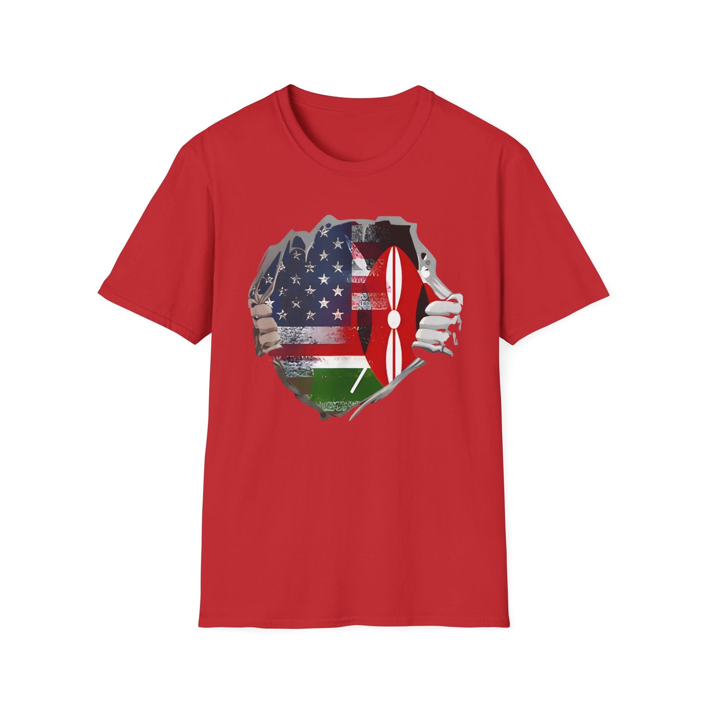 Kenyan Usa Tee Softstyle T-Shirt