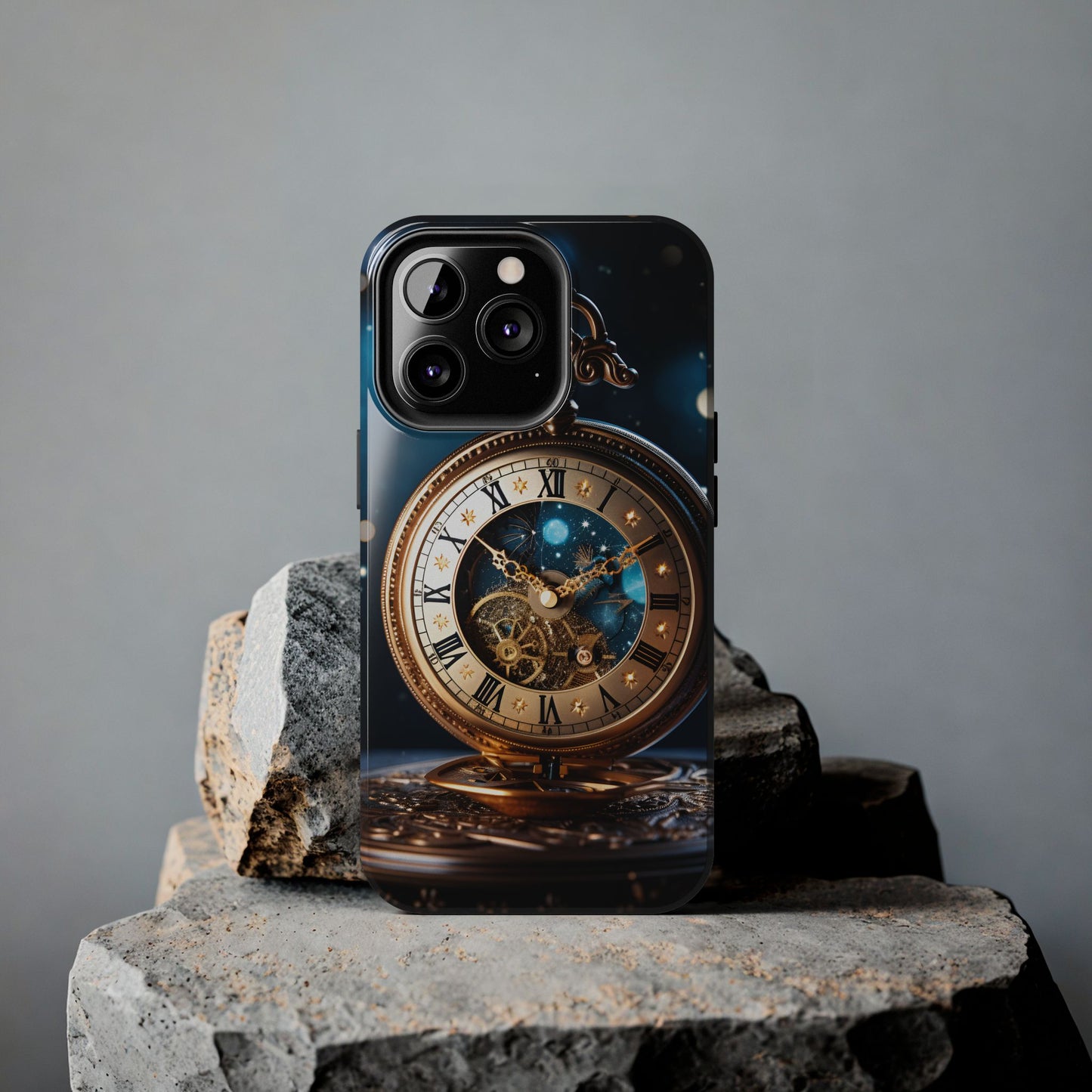Antique Moon Clock Tough iPhone Cases