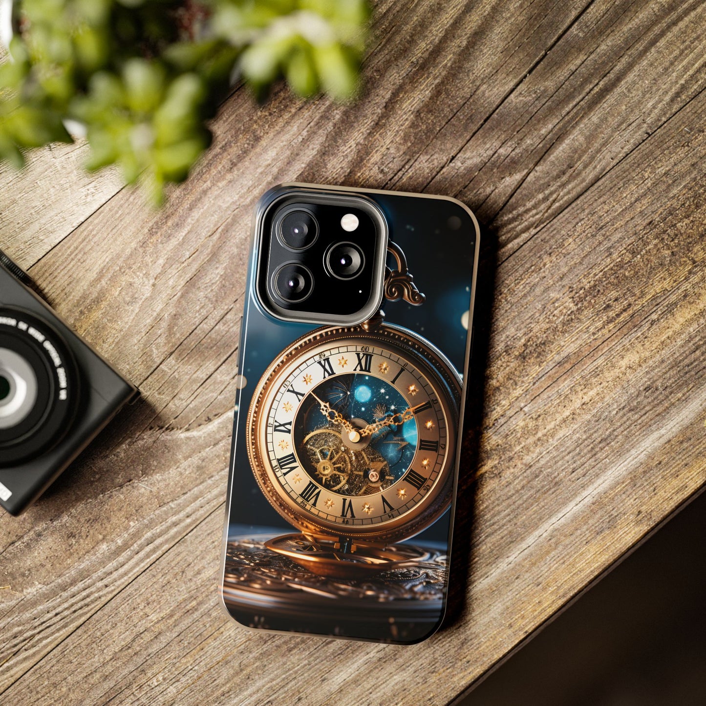 Antique Moon Clock Tough iPhone Cases