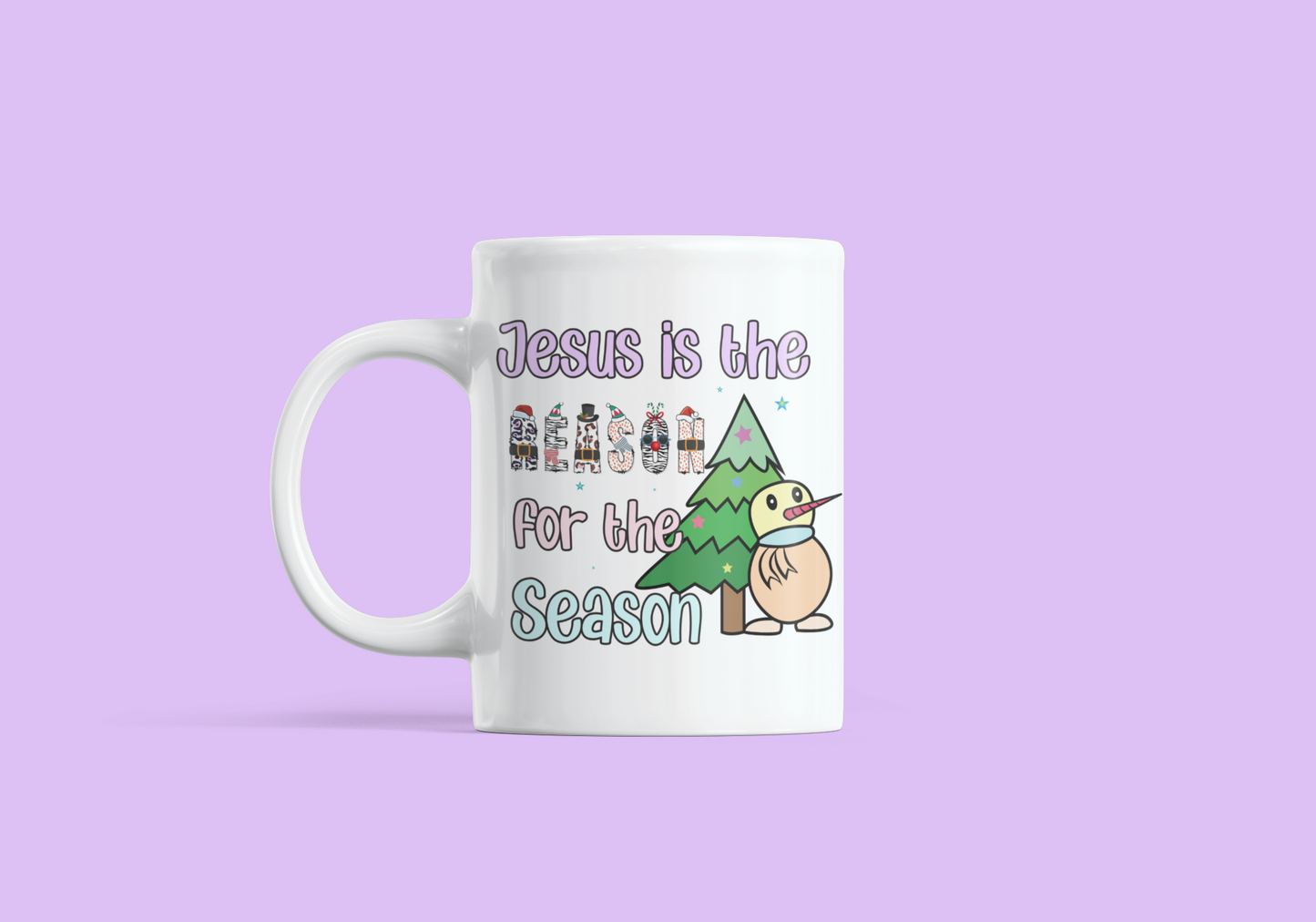 Jesus is the REASON for the Season 11oz Coffee Mug, Christmas Mug Gift, Christmas Coffee Mug