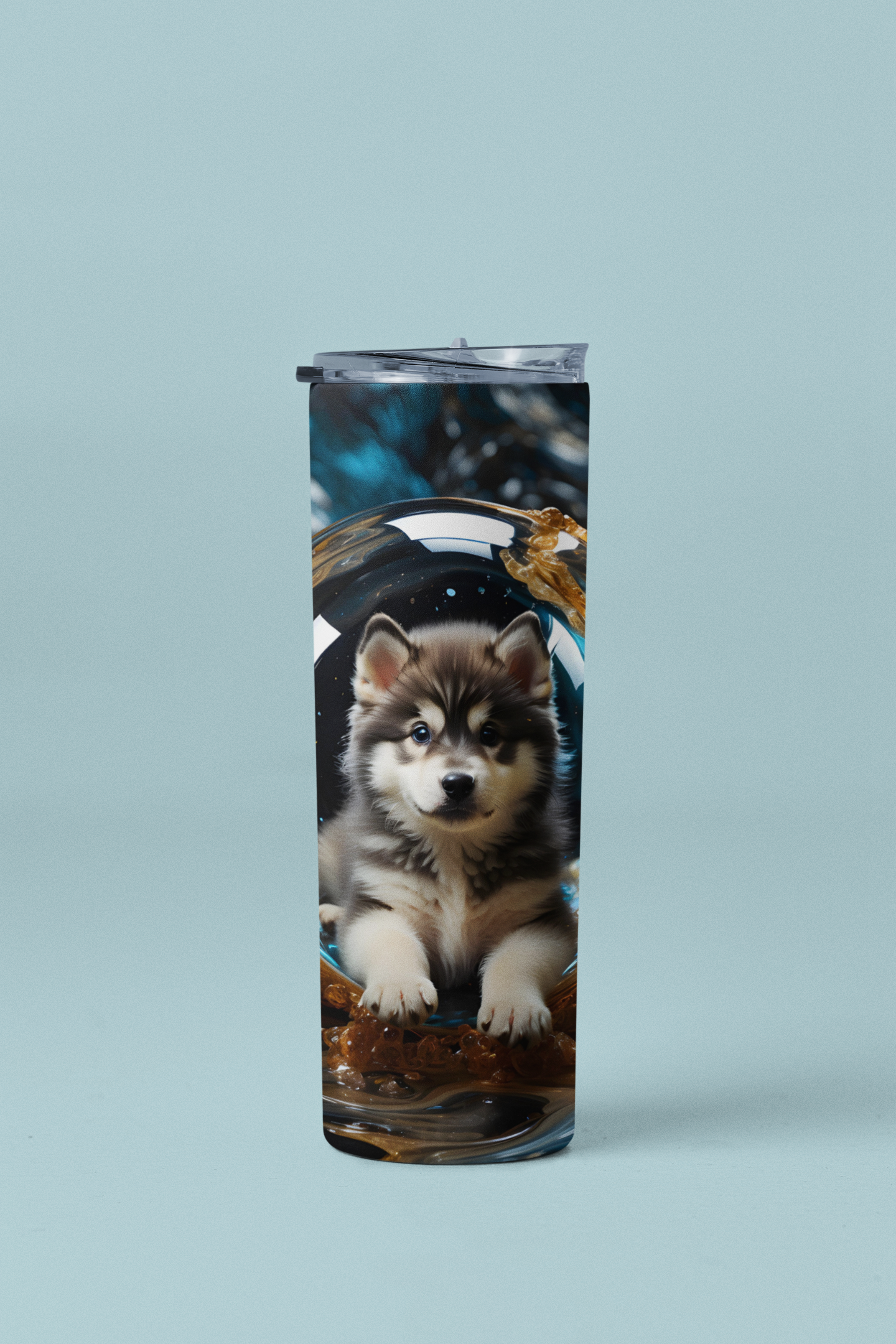 Puppy in a Bubble Dome 20oz Tumbler