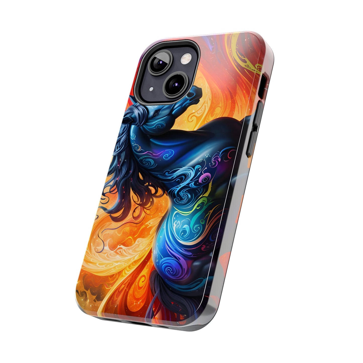 RainBow Horse Tough iPhone Case