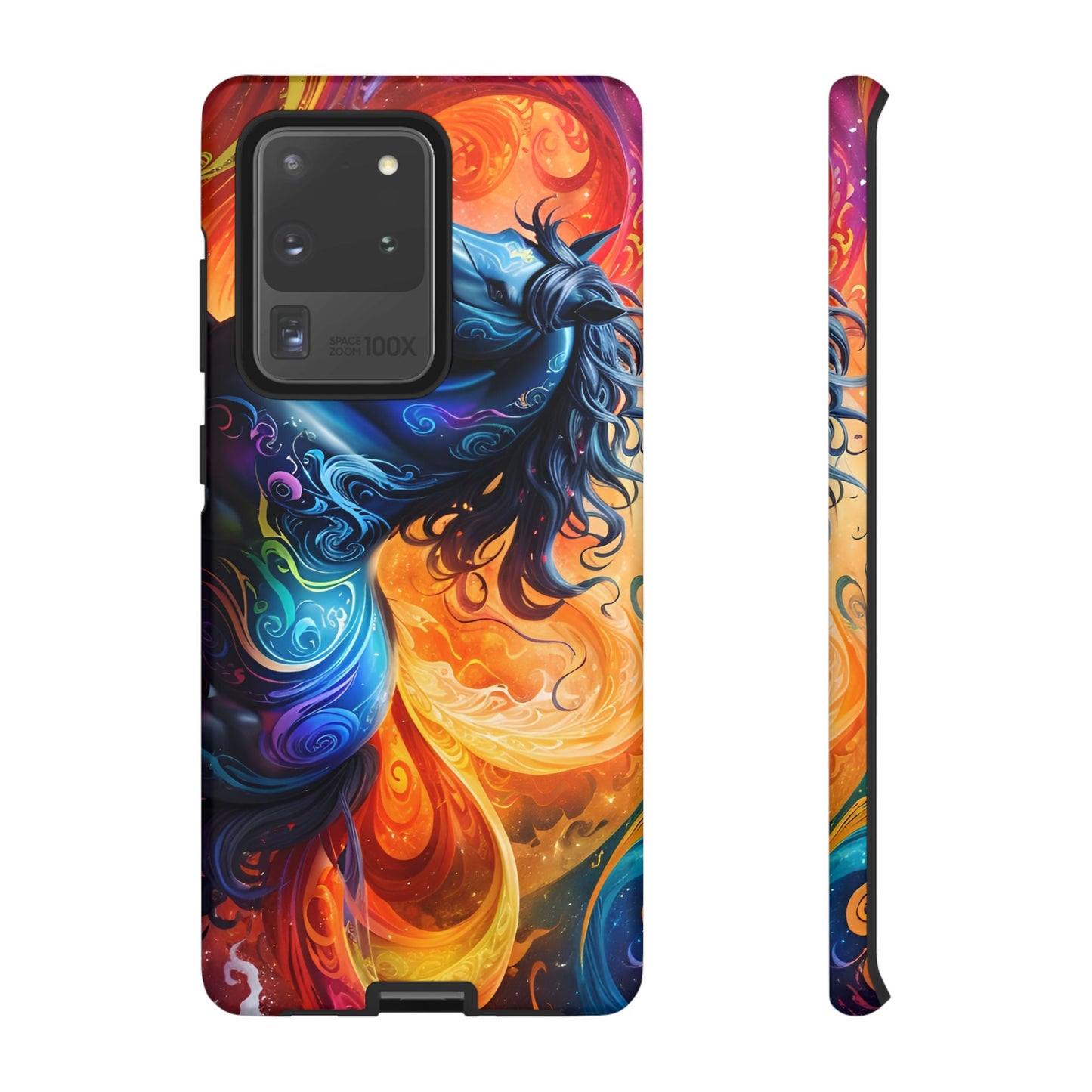 Samsung Galaxy Rainbow Horse Tough phone Cases