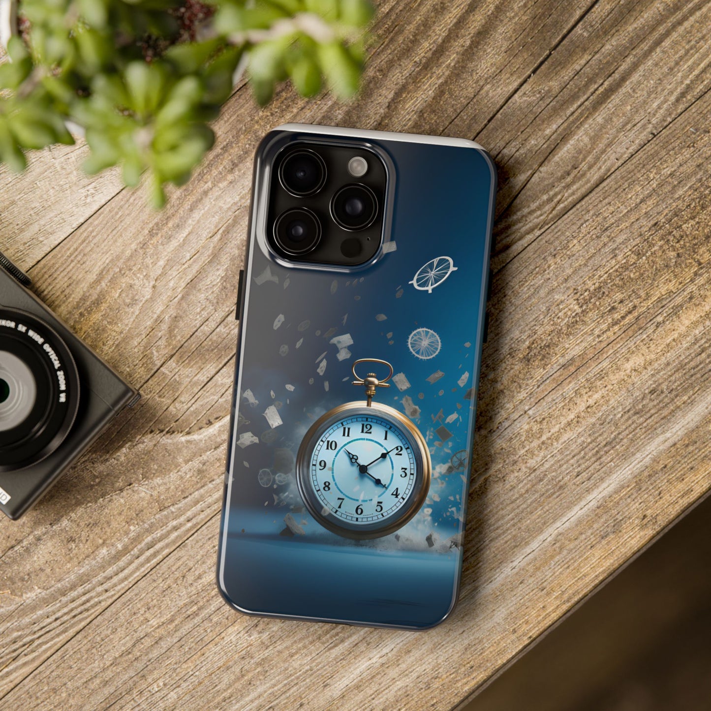 Clock Dust iPhone Tough Phone Cases