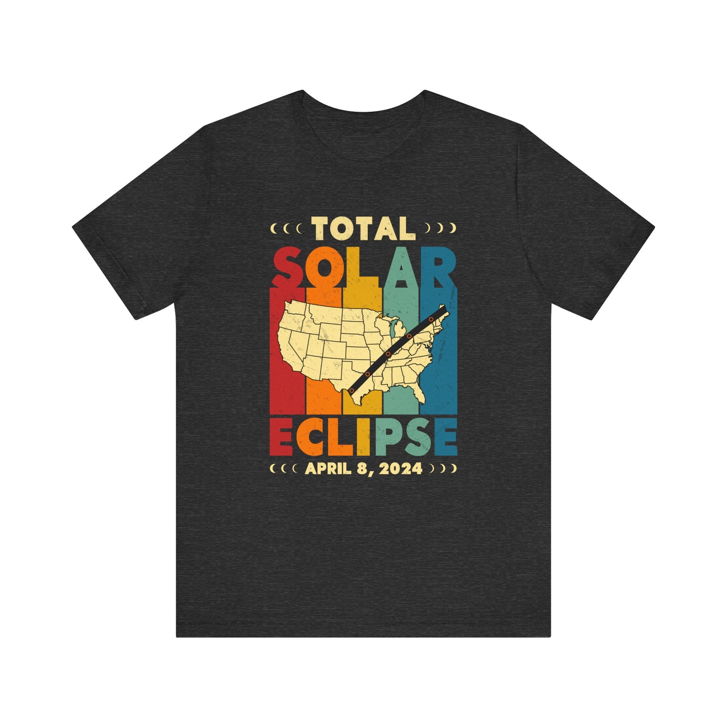 Total Solar Eclipse April 8, 2024 Commemorative Unisex T-Shirt