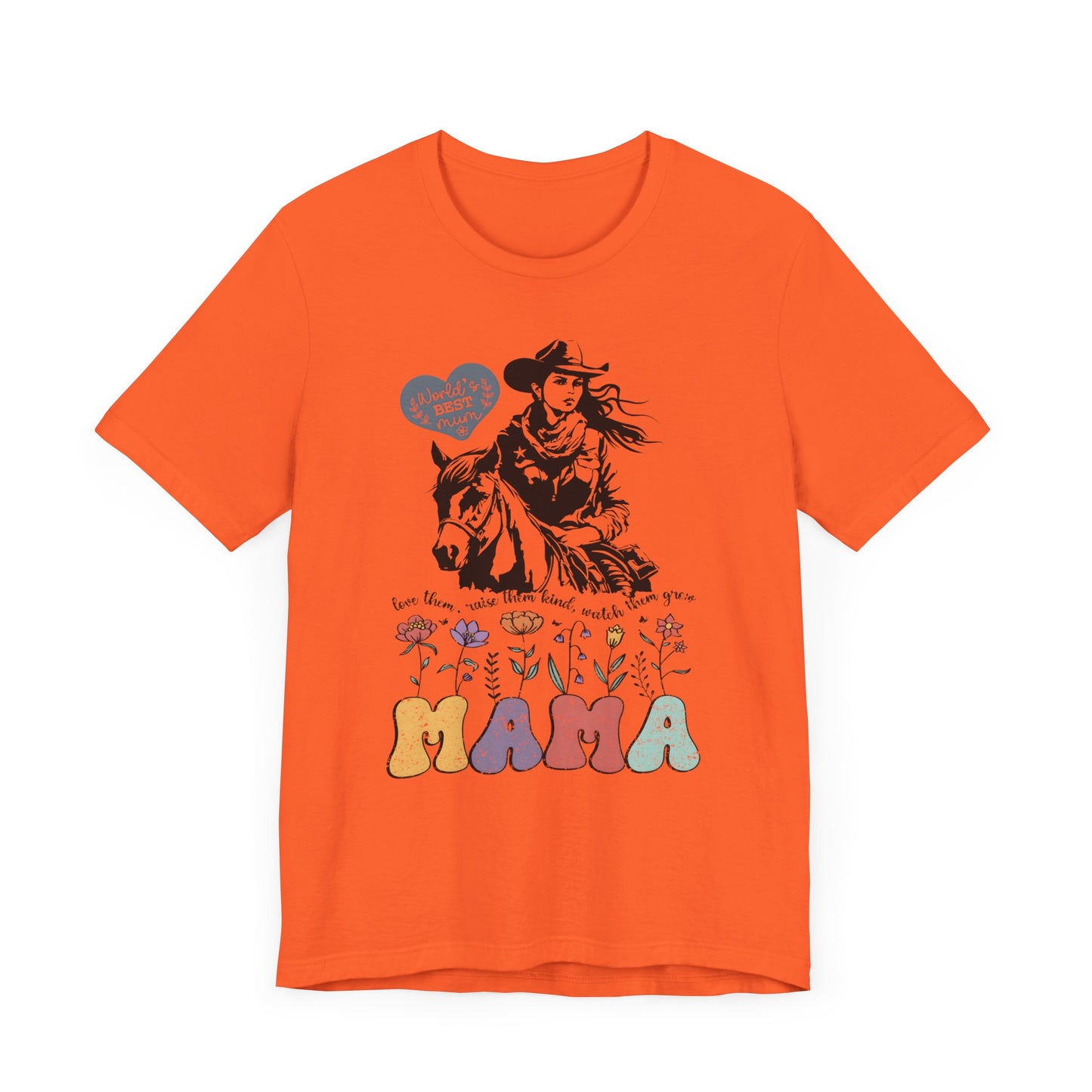 Mama Love Them Watch Them Grow! Mothers Day T-shirt BELLA CANVAS Short Sleeve Tee