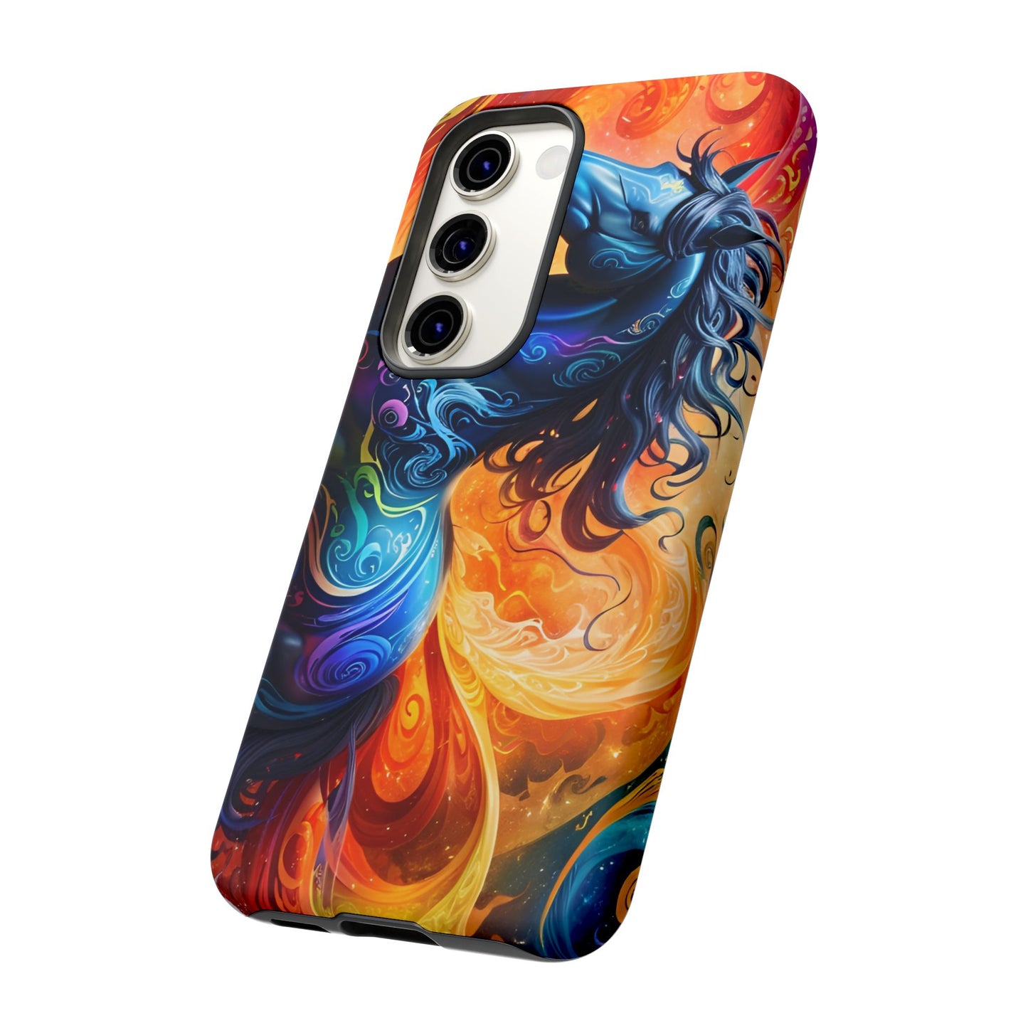 Samsung Galaxy Rainbow Horse Tough phone Cases