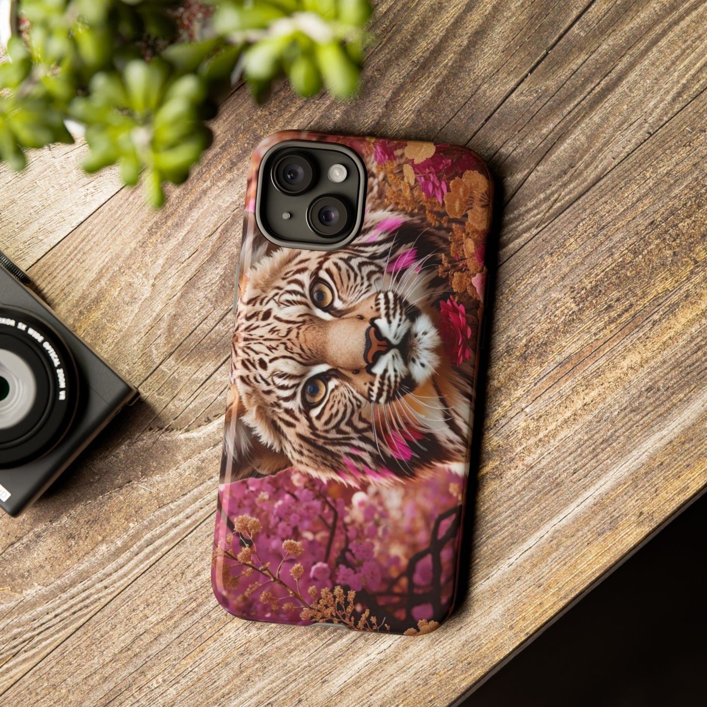 Iphone and Samsung Galaxy Tiger Garden Tough Cases