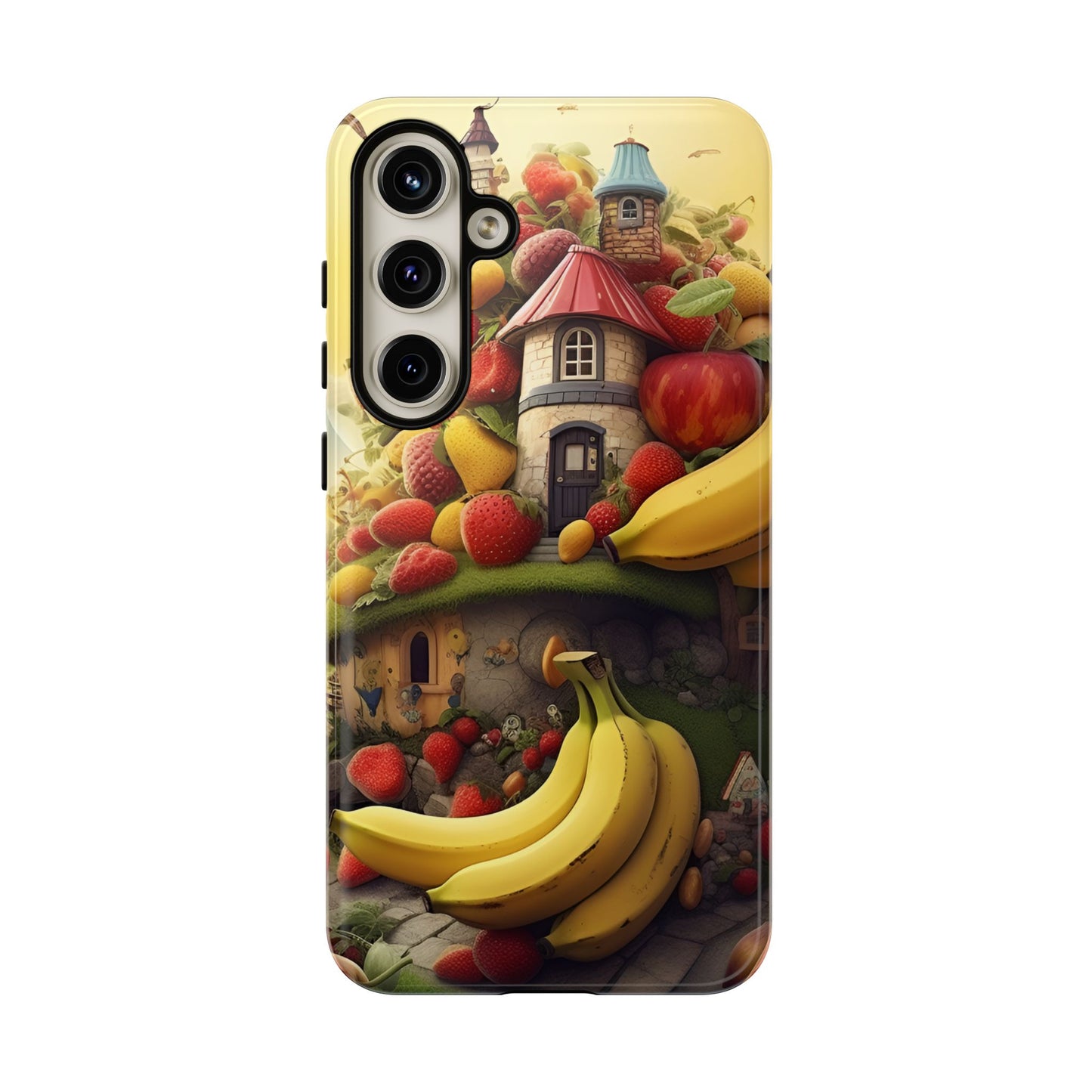 Samsung Galaxy Fruit House Tough Phone Case