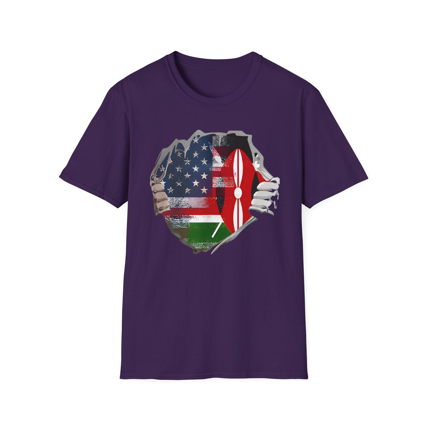 Kenyan Usa Tee Softstyle T-Shirt