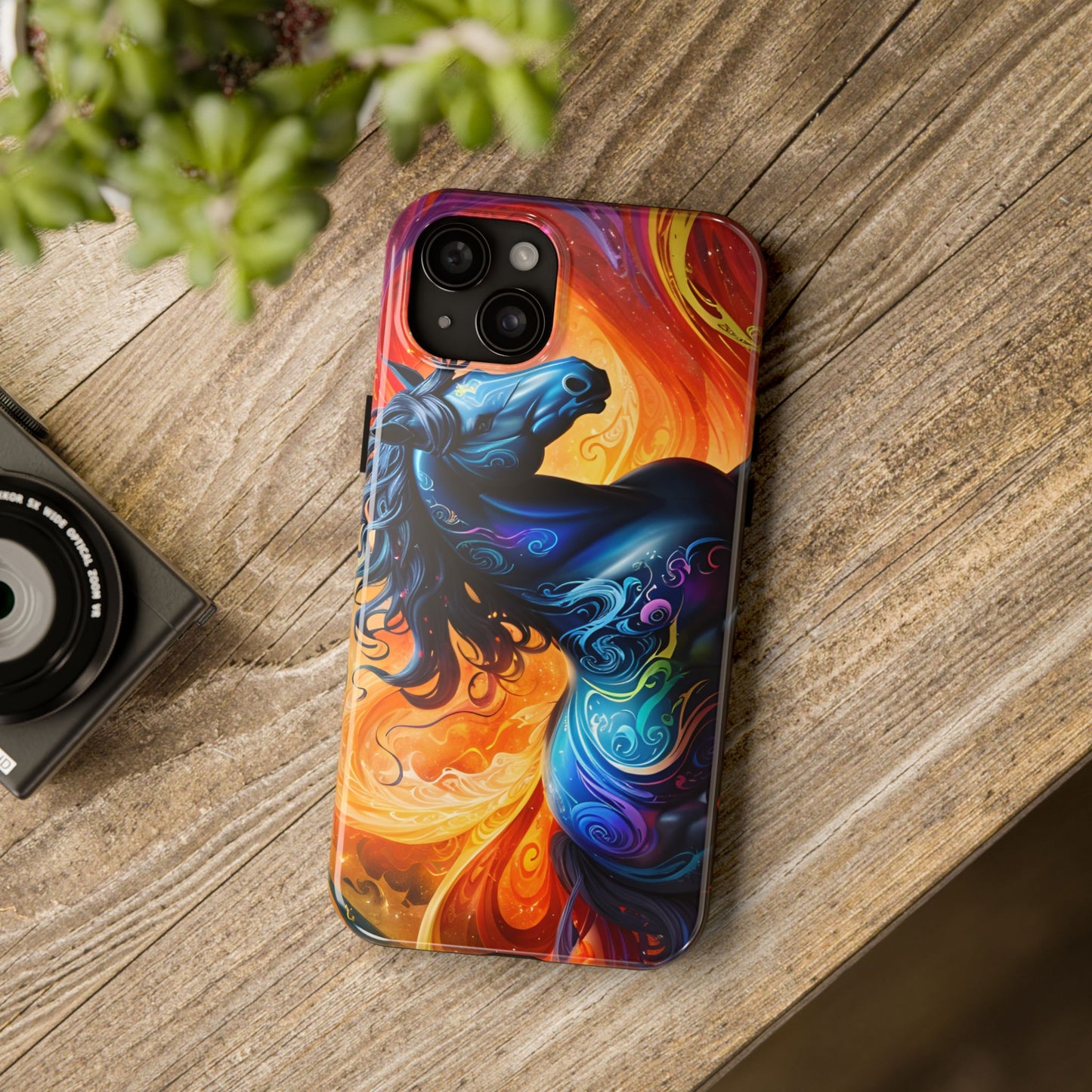 RainBow Horse Tough iPhone Case