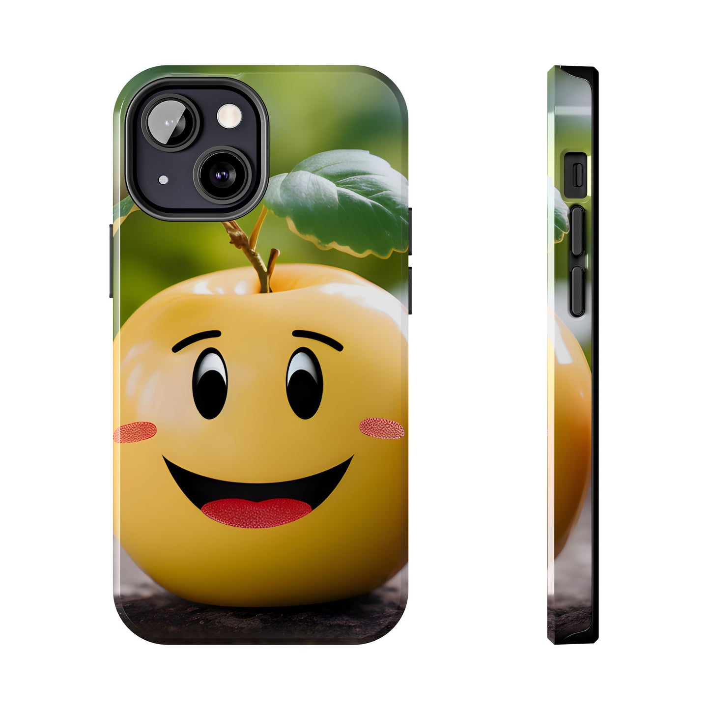 Happy Apple Tough iPhone Case