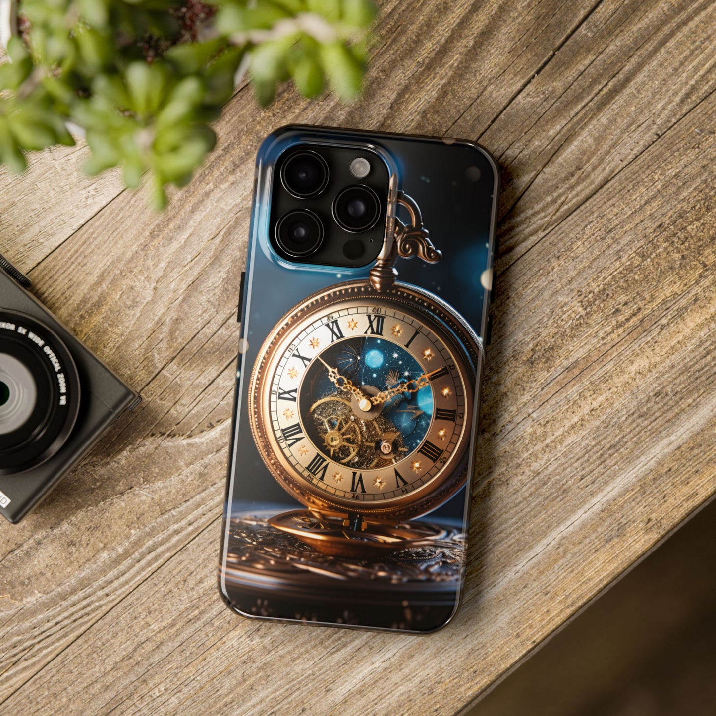 Antique Moon Clock Tough iPhone Cases