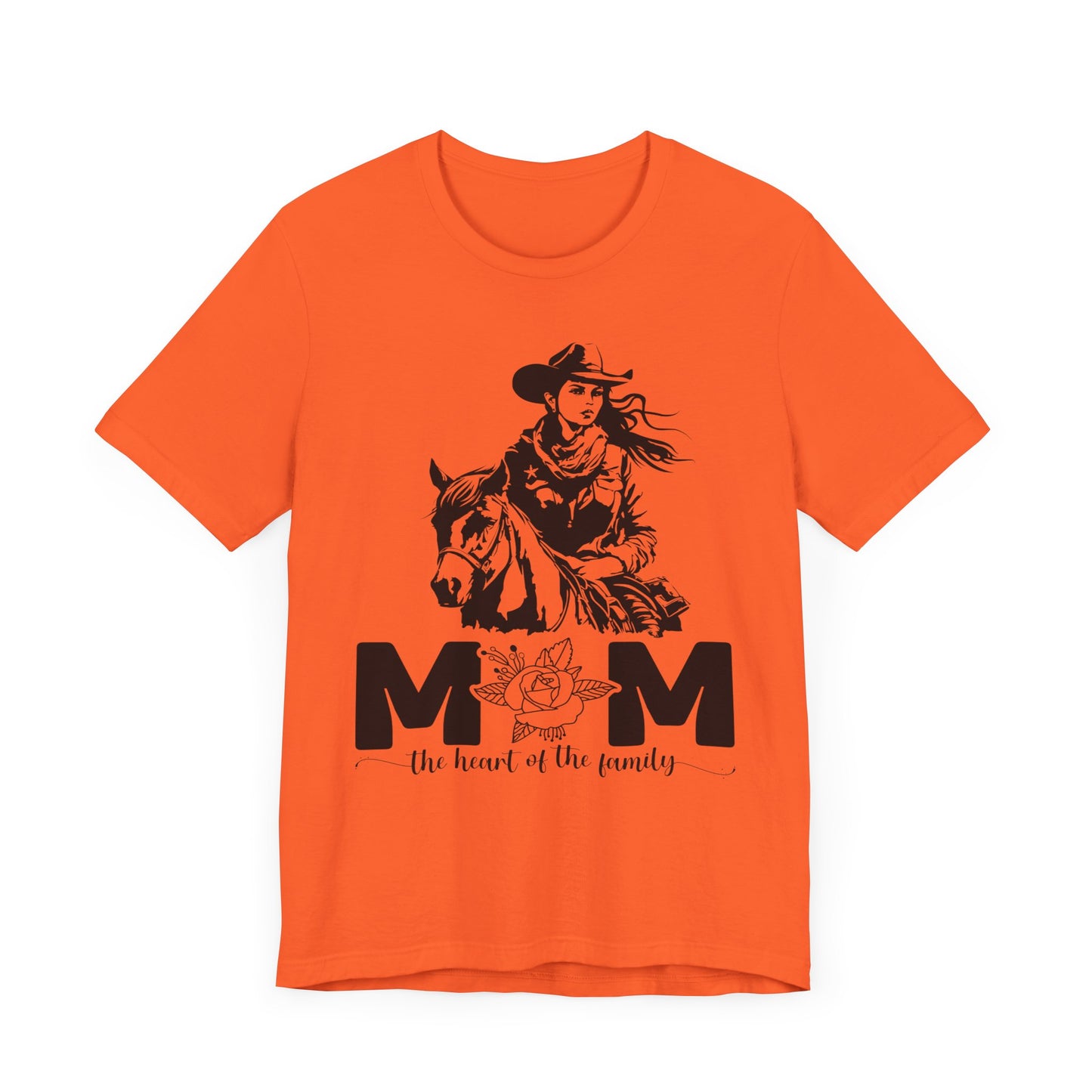 Mom Heart of The Family! Mothers Day T-shirt BELLA CANVAS Short Sleeve Tee