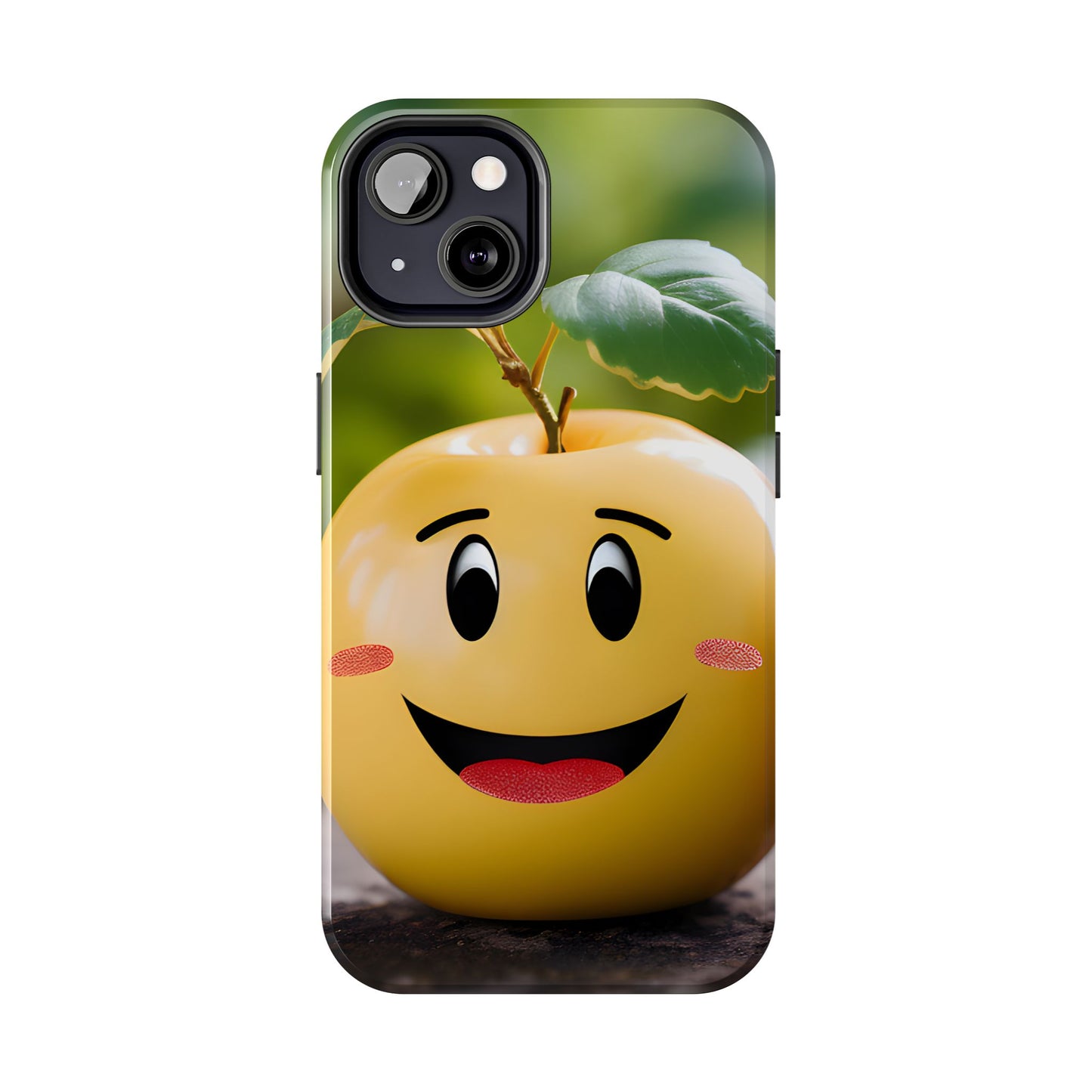 Happy Apple Tough iPhone Case