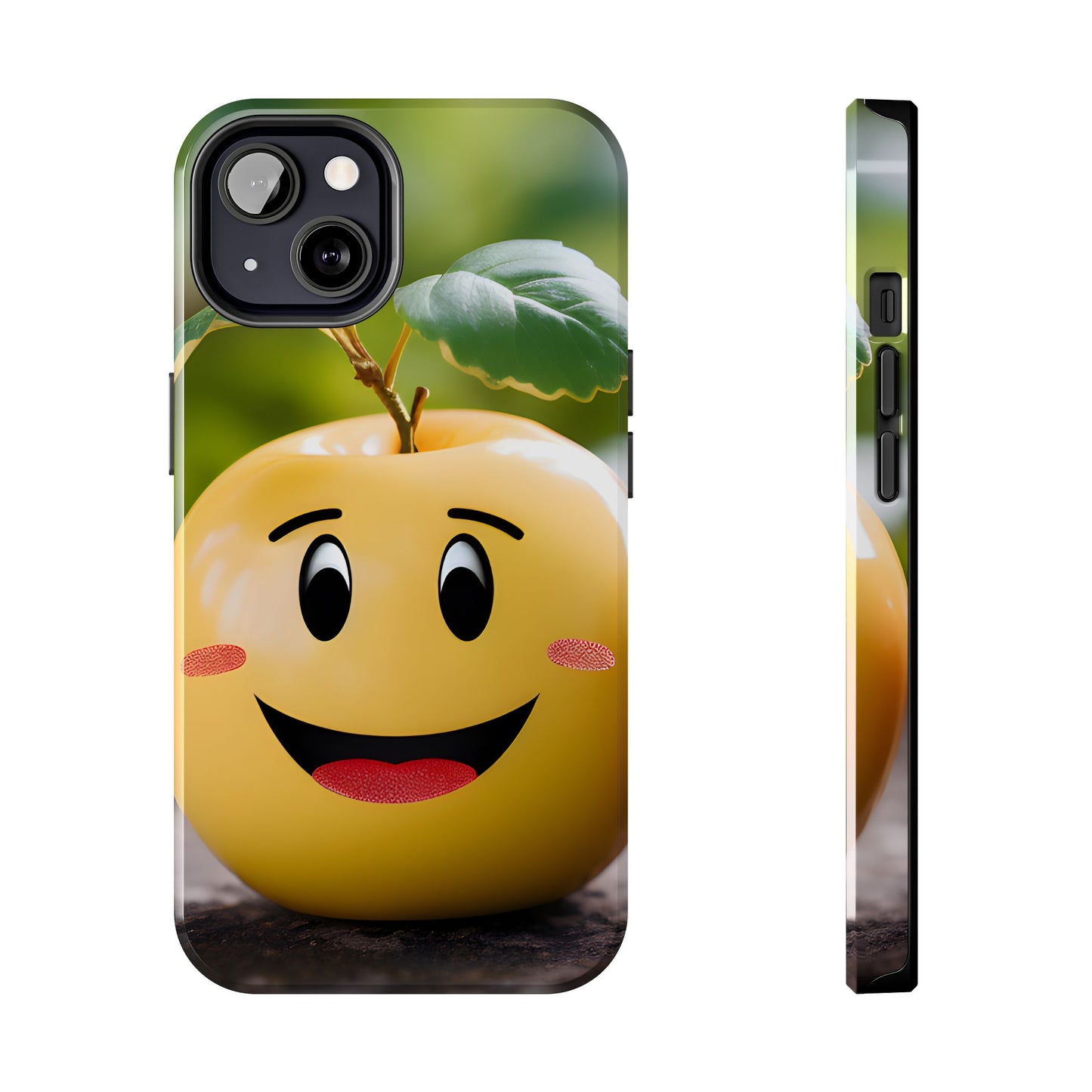 Happy Apple Tough iPhone Case