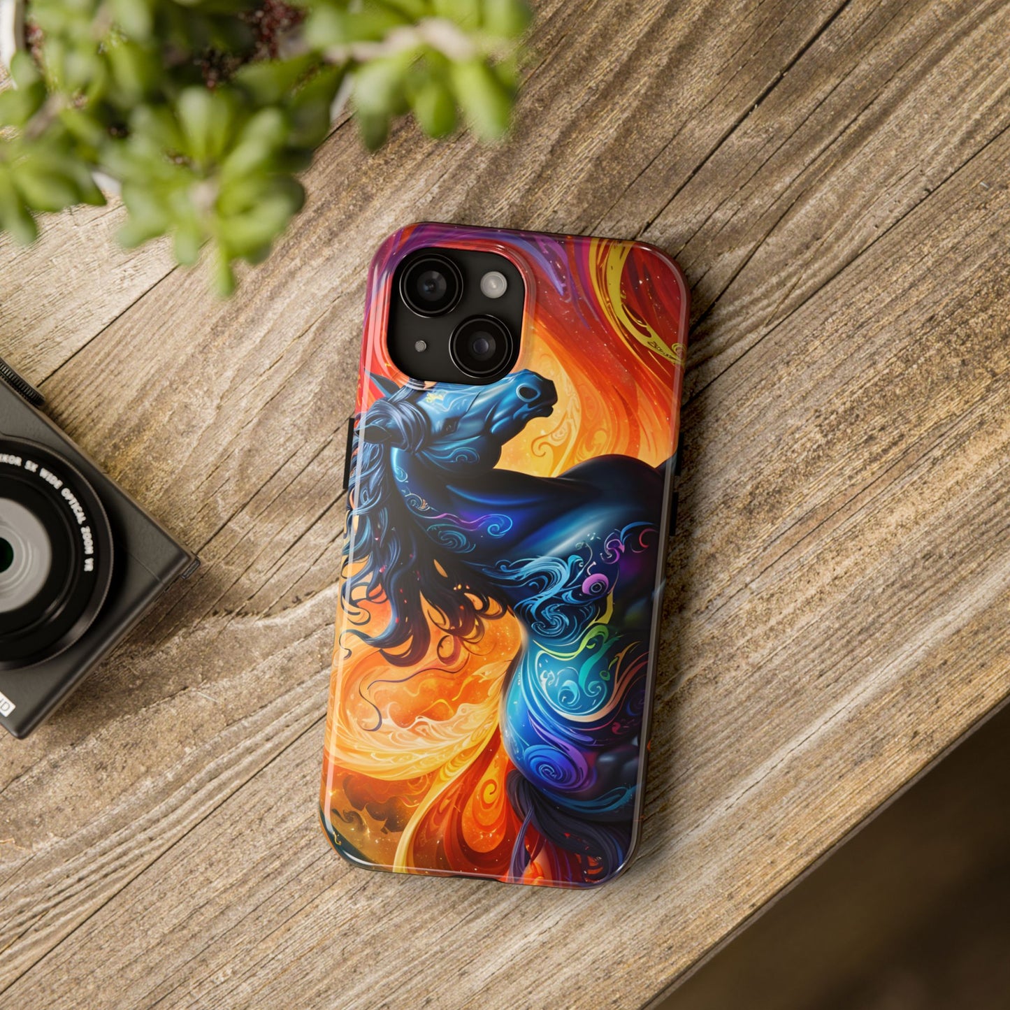 RainBow Horse Tough iPhone Case