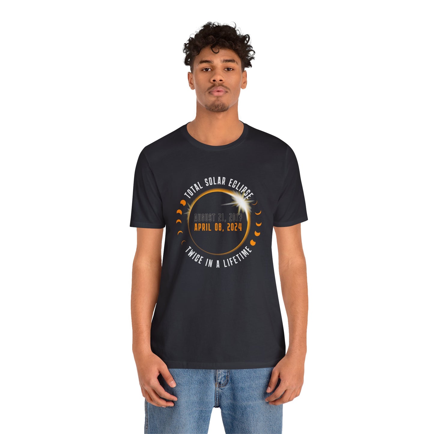 Total Solar Eclipse Twice in A Lifetime 2024 Commemorative Unisex T-Shirt