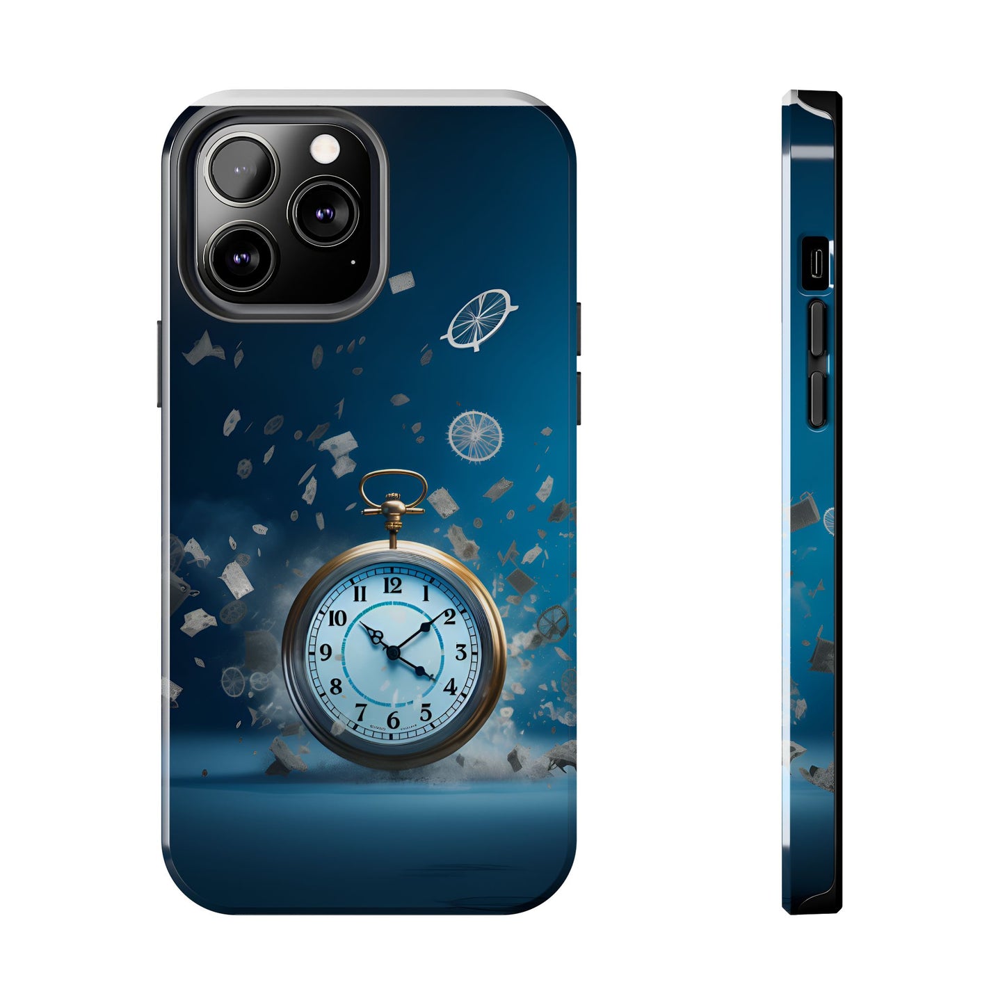 Clock Dust iPhone Tough Phone Cases