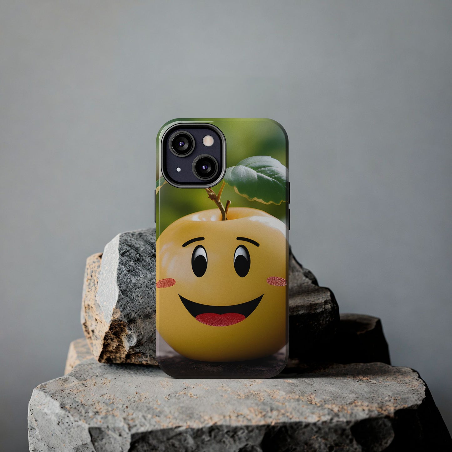 Happy Apple Tough iPhone Case