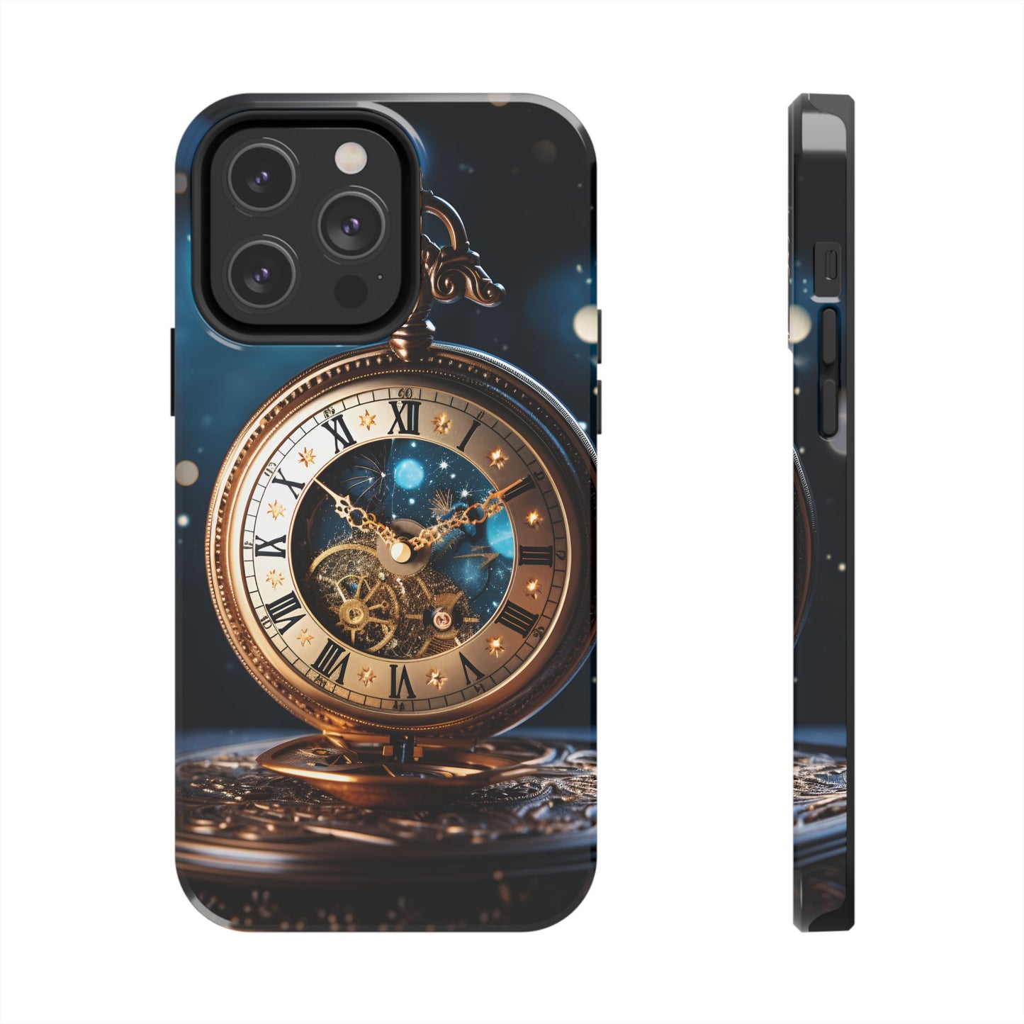 Antique Moon Clock Tough iPhone Cases