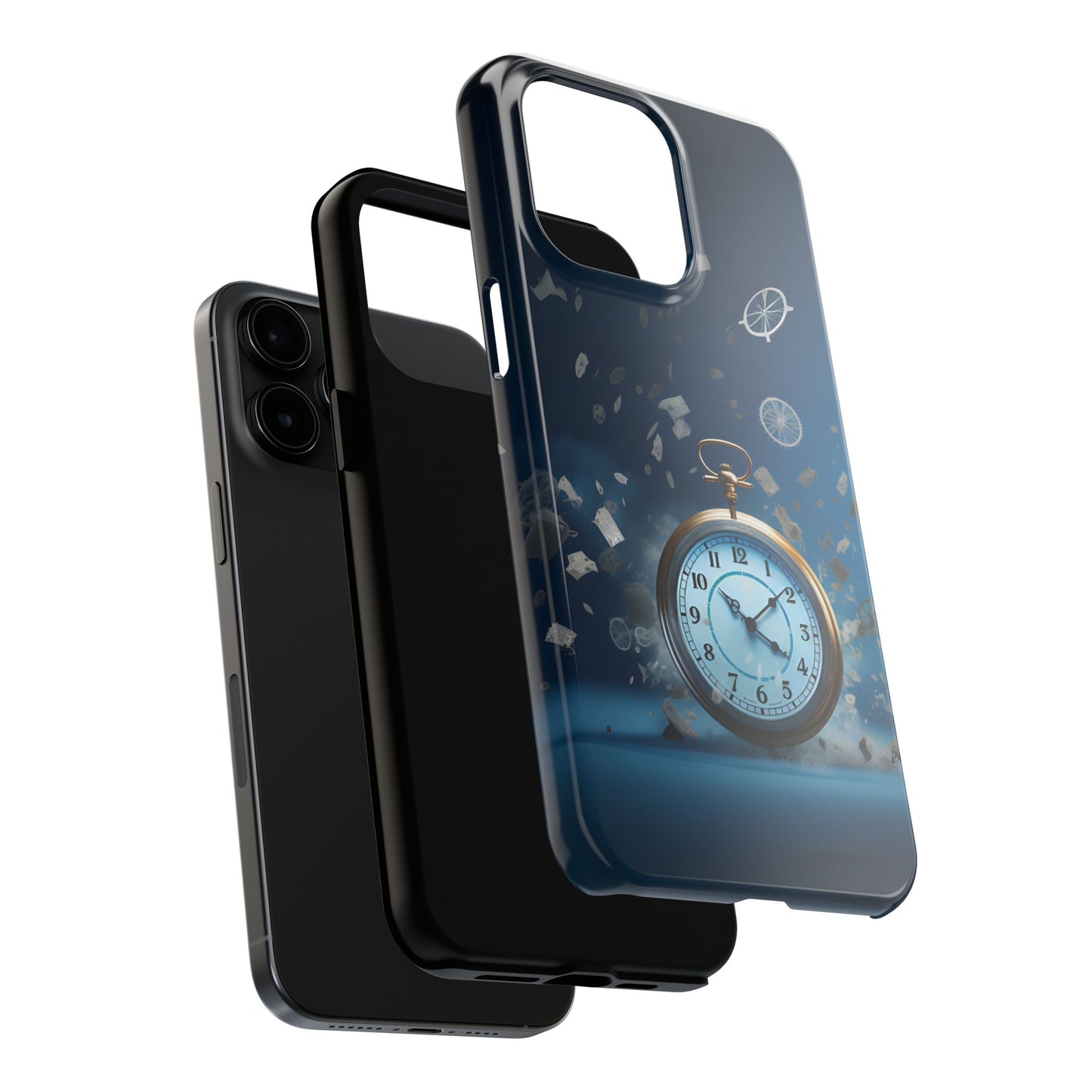 Clock Dust iPhone Tough Phone Cases