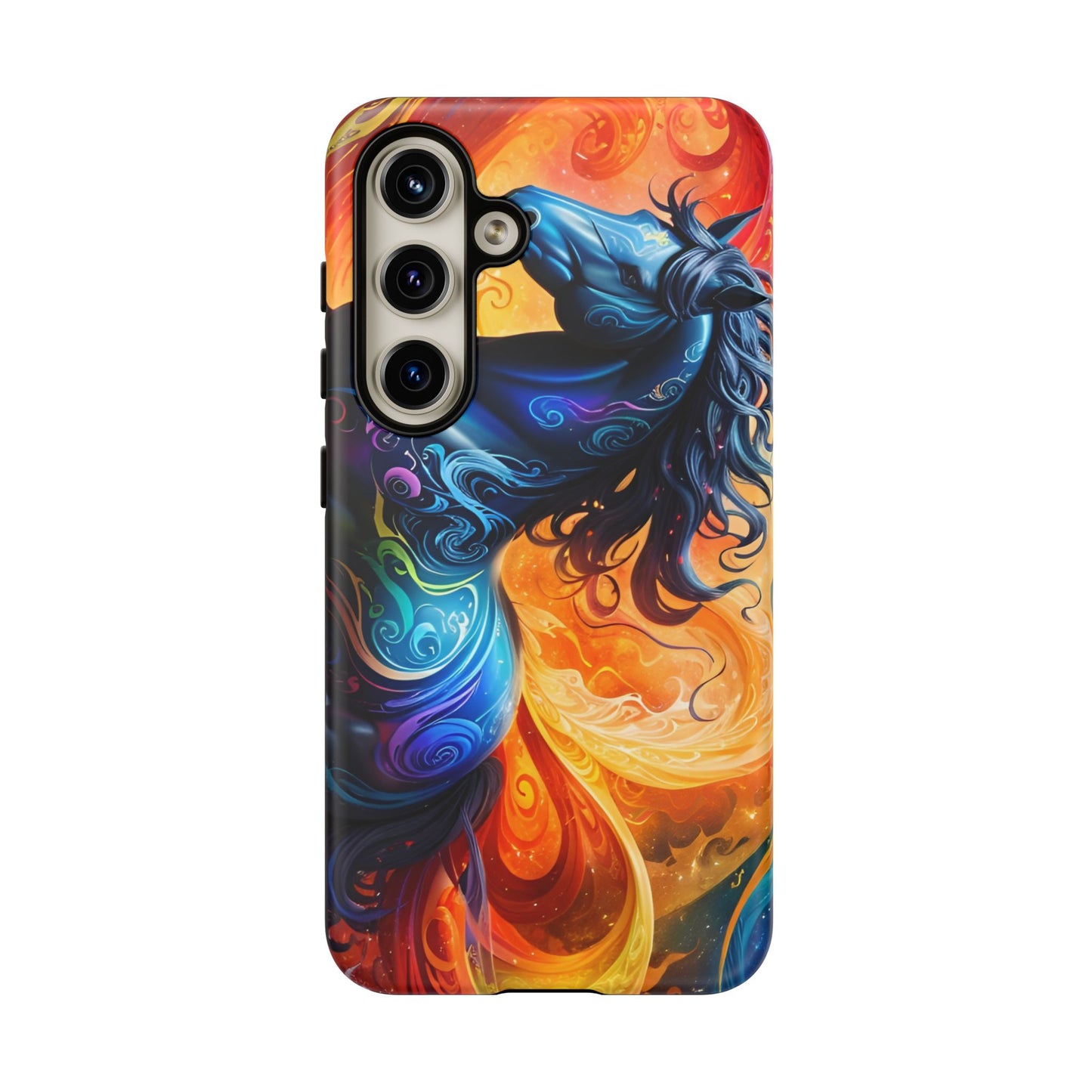 Samsung Galaxy Rainbow Horse Tough phone Cases