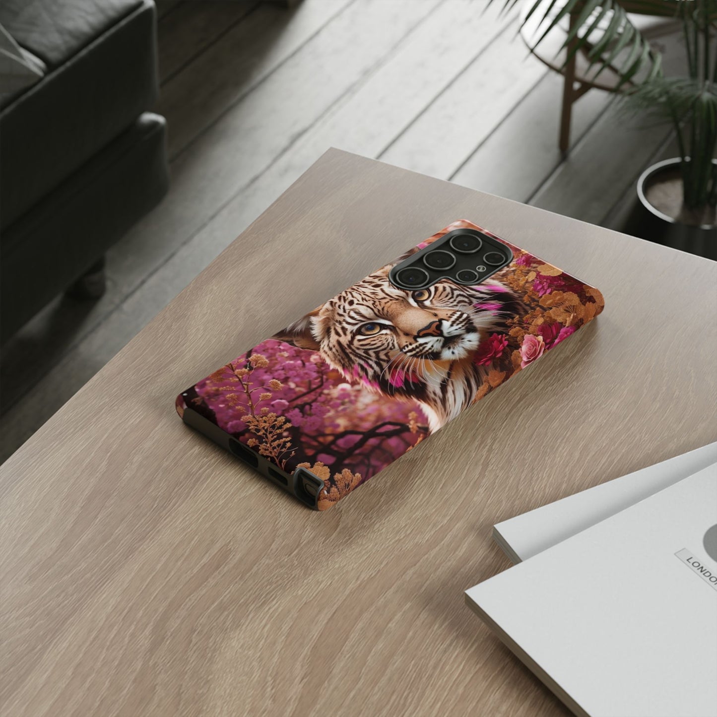 Iphone and Samsung Galaxy Tiger Garden Tough Cases