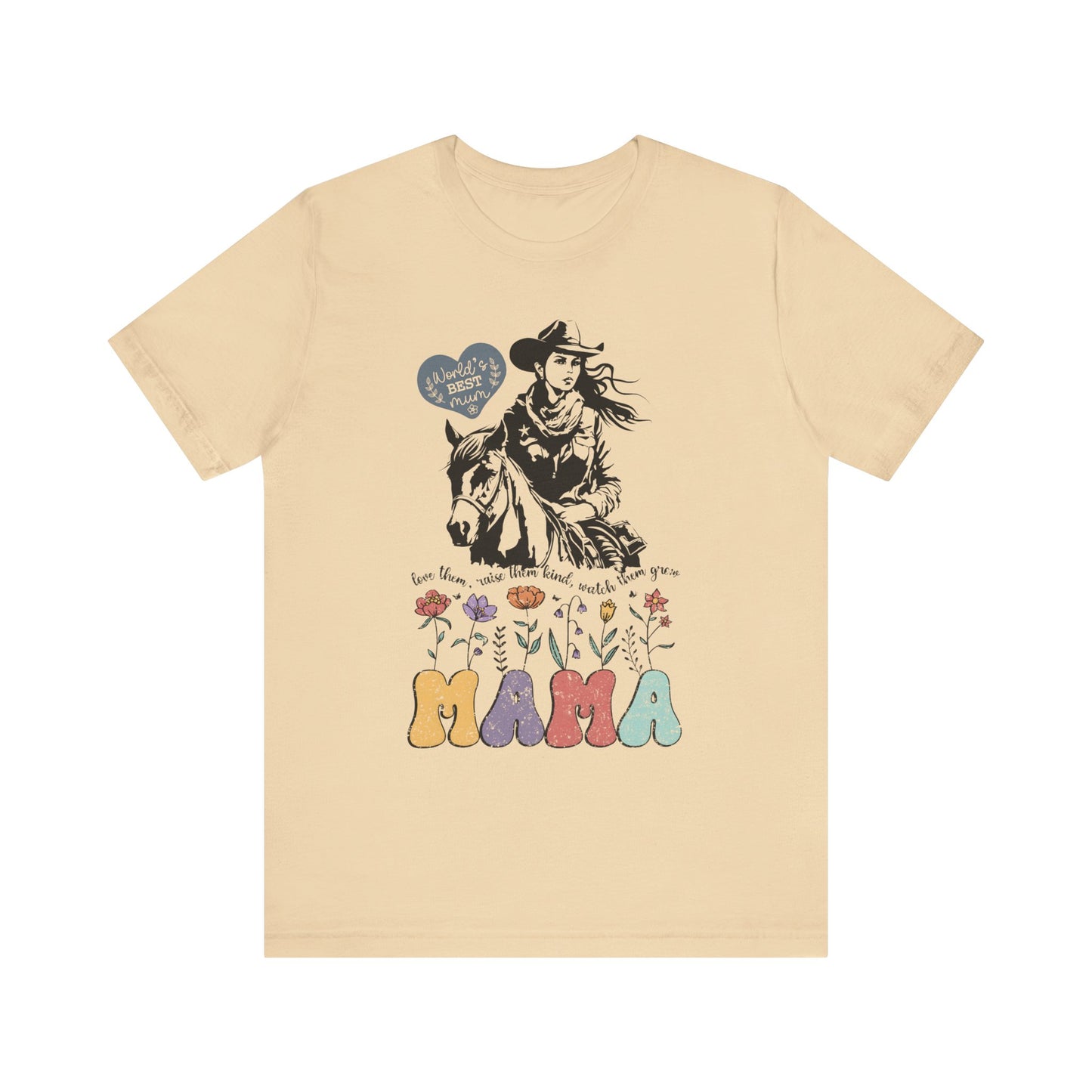 Mama Love Them Watch Them Grow! Mothers Day T-shirt BELLA CANVAS Short Sleeve Tee