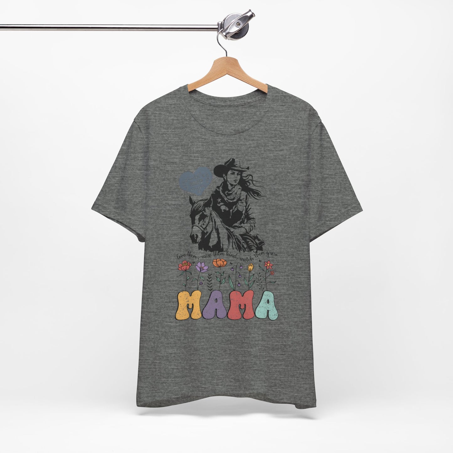 Mama Love Them Watch Them Grow! Mothers Day T-shirt BELLA CANVAS Short Sleeve Tee