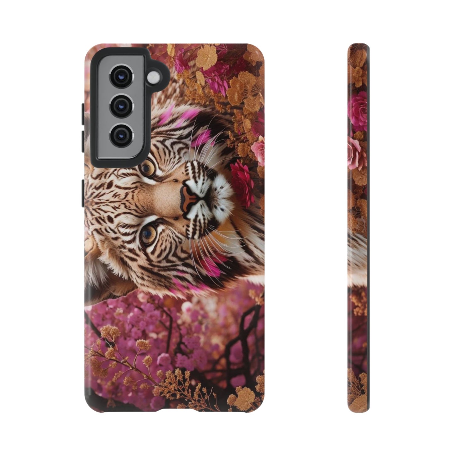 Iphone and Samsung Galaxy Tiger Garden Tough Cases