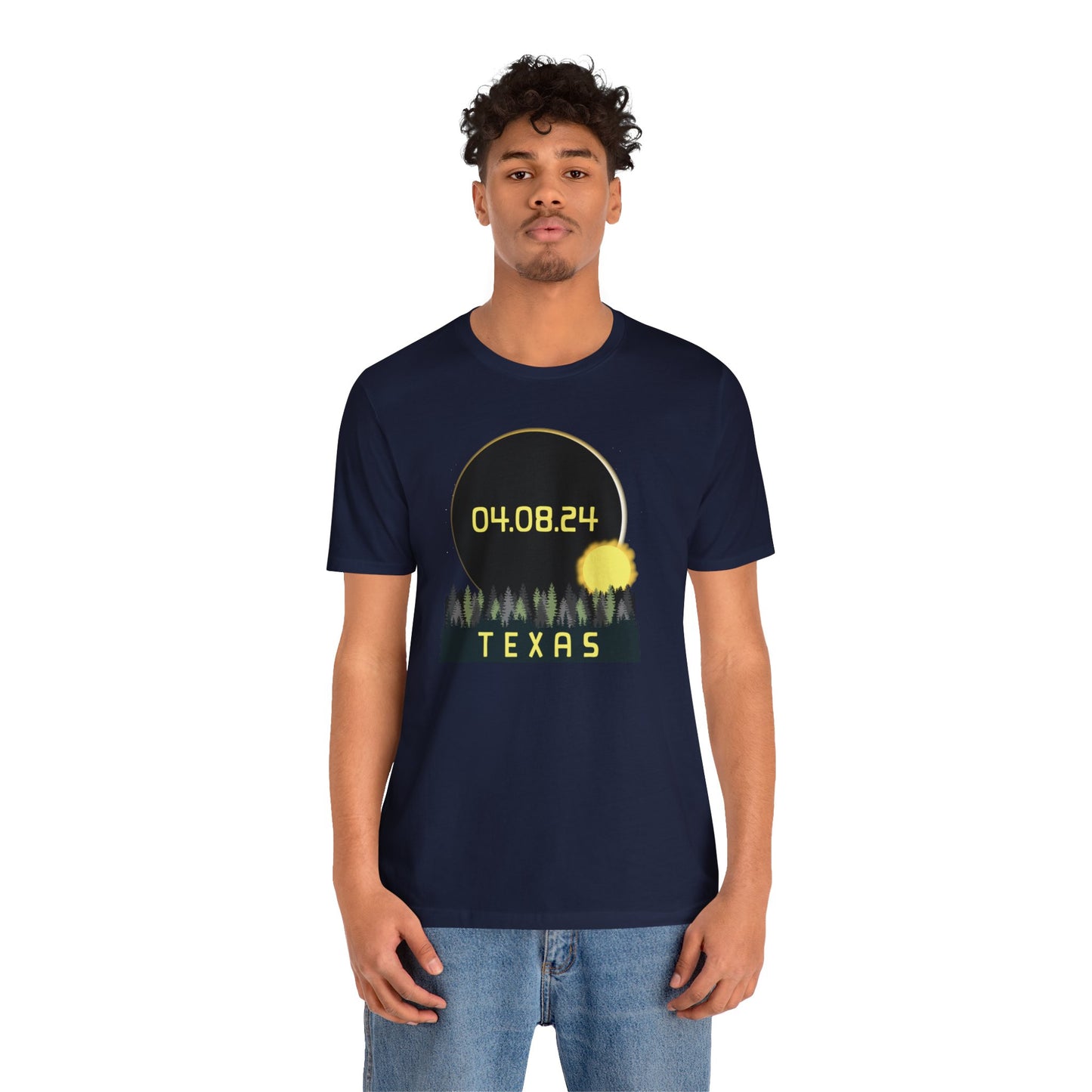 Texas 2024 Solar Eclipse Commemorative Unisex T-Shirt