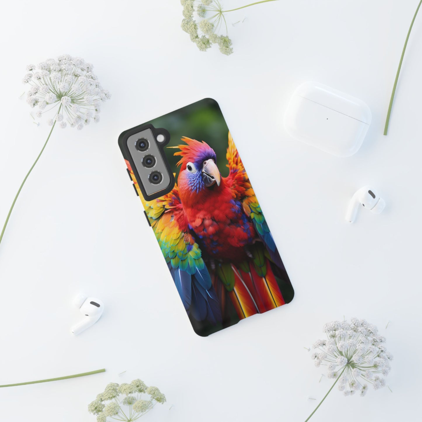 Parrot Samsung Galaxy Tough Phone Case