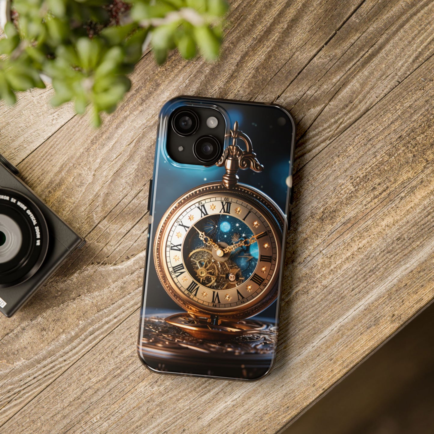 Antique Moon Clock Tough iPhone Cases