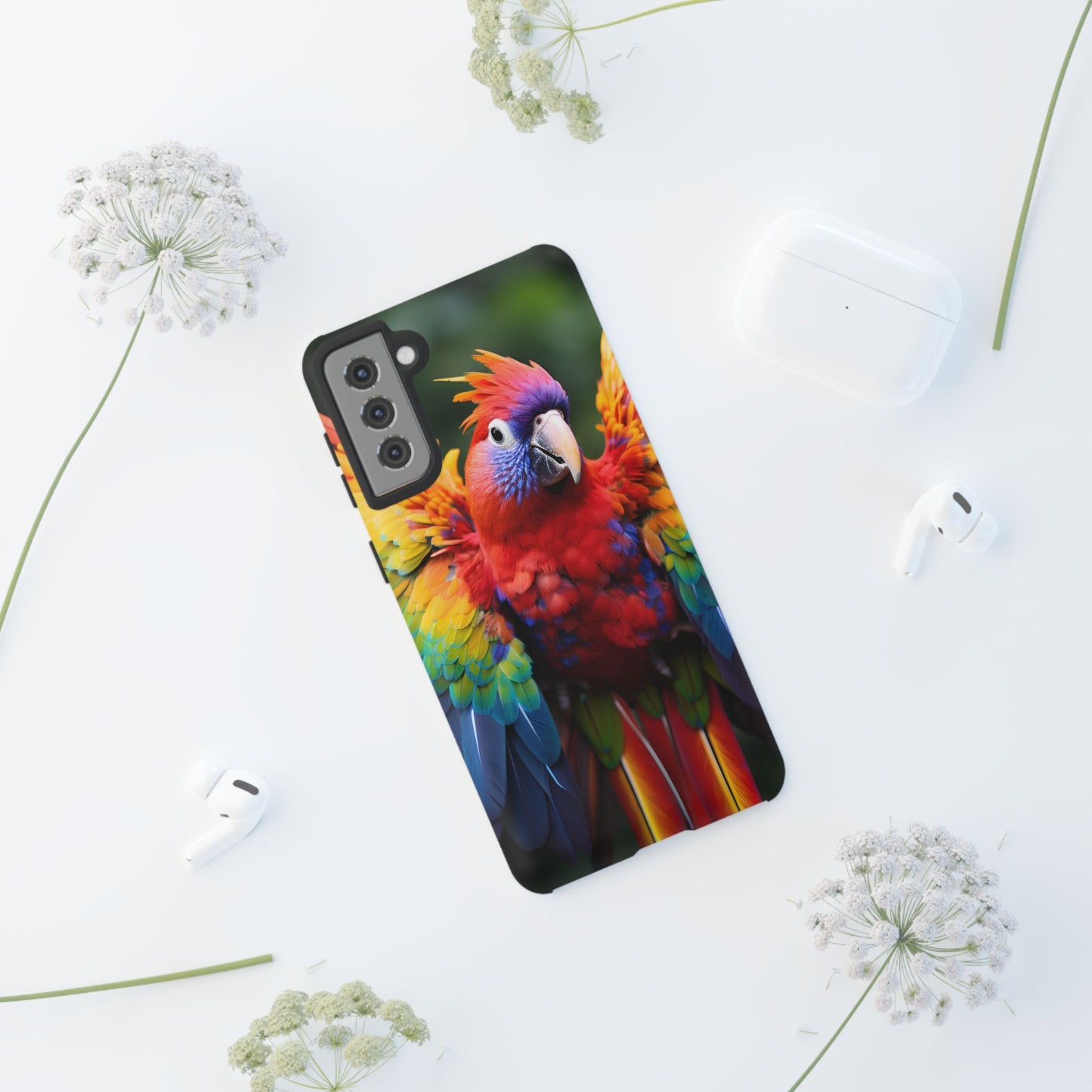 Parrot Samsung Galaxy Tough Phone Case