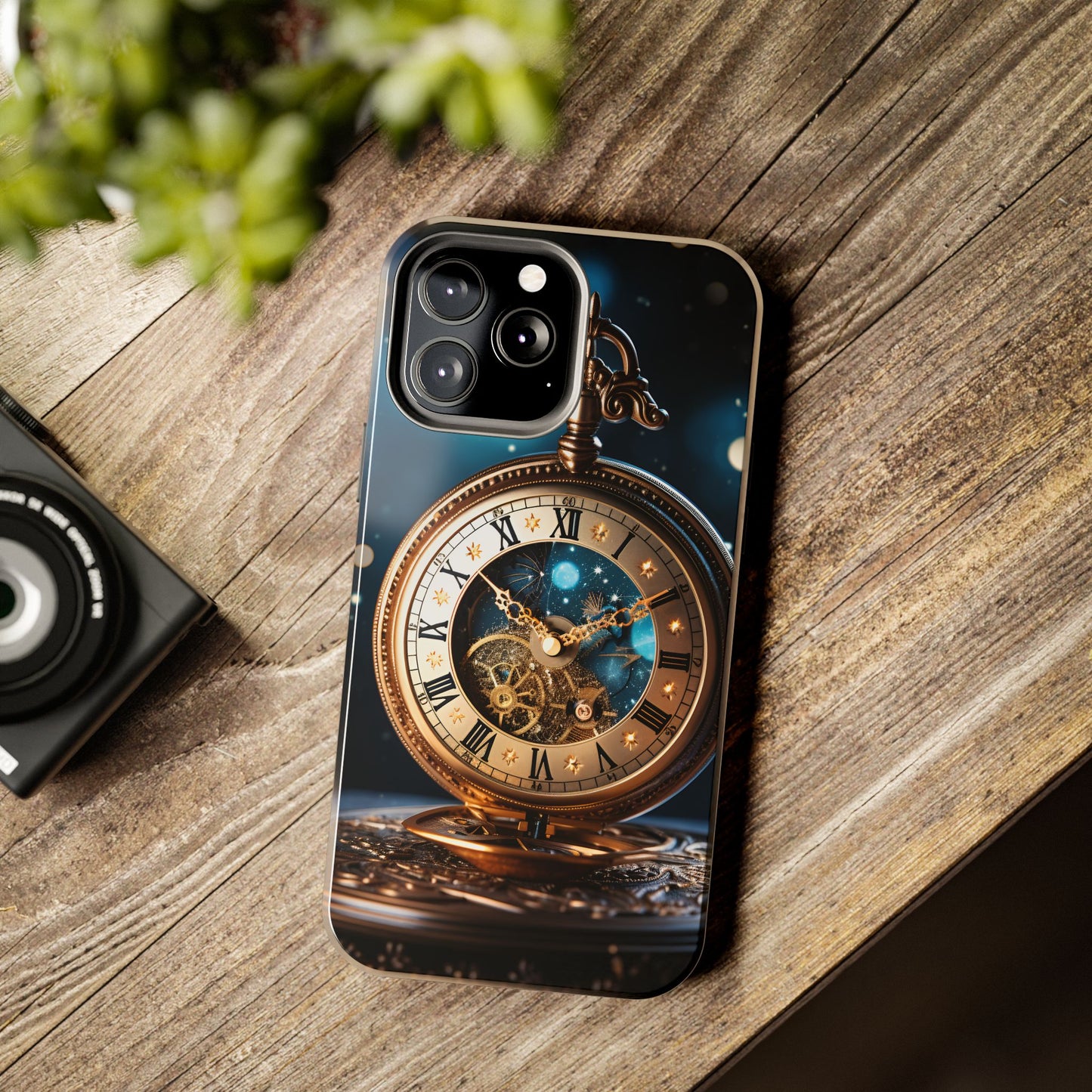 Antique Moon Clock Tough iPhone Cases
