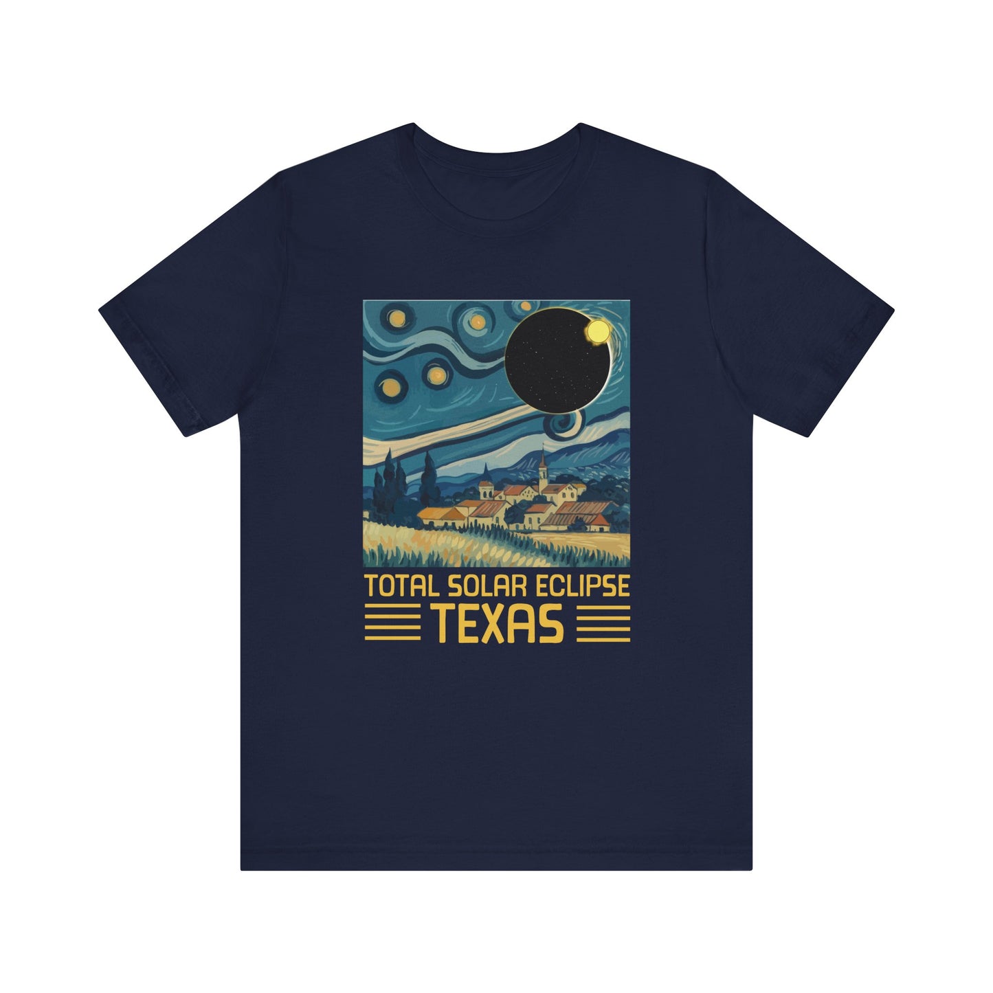 Solar Eclipse Texas Commemorative Unisex T-Shirt