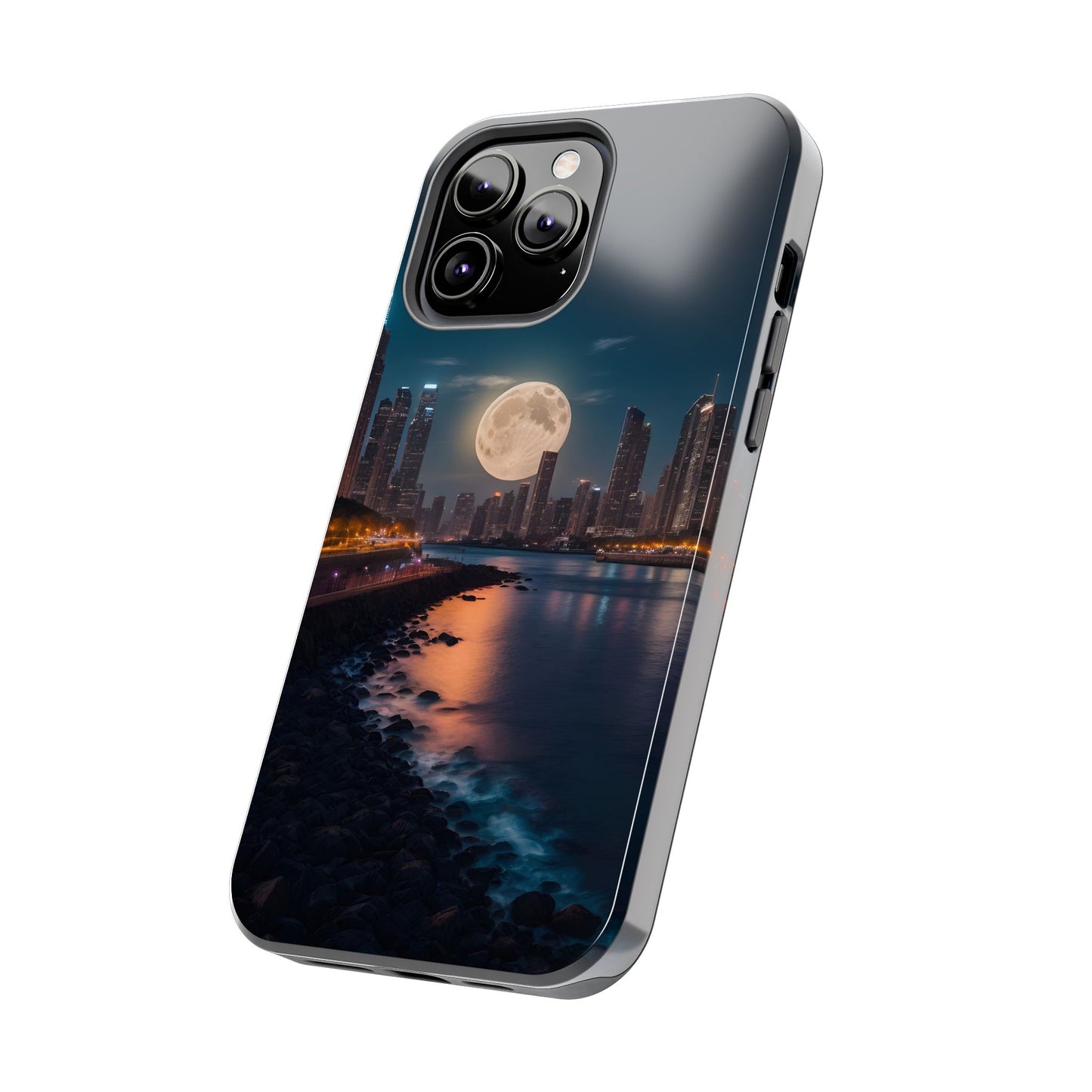 Moon City Tough iPhone Cases