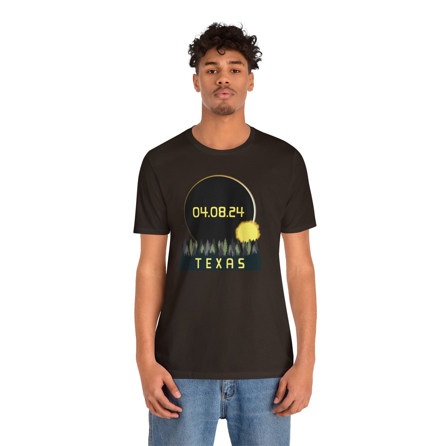 Texas 2024 Solar Eclipse Commemorative Unisex T-Shirt