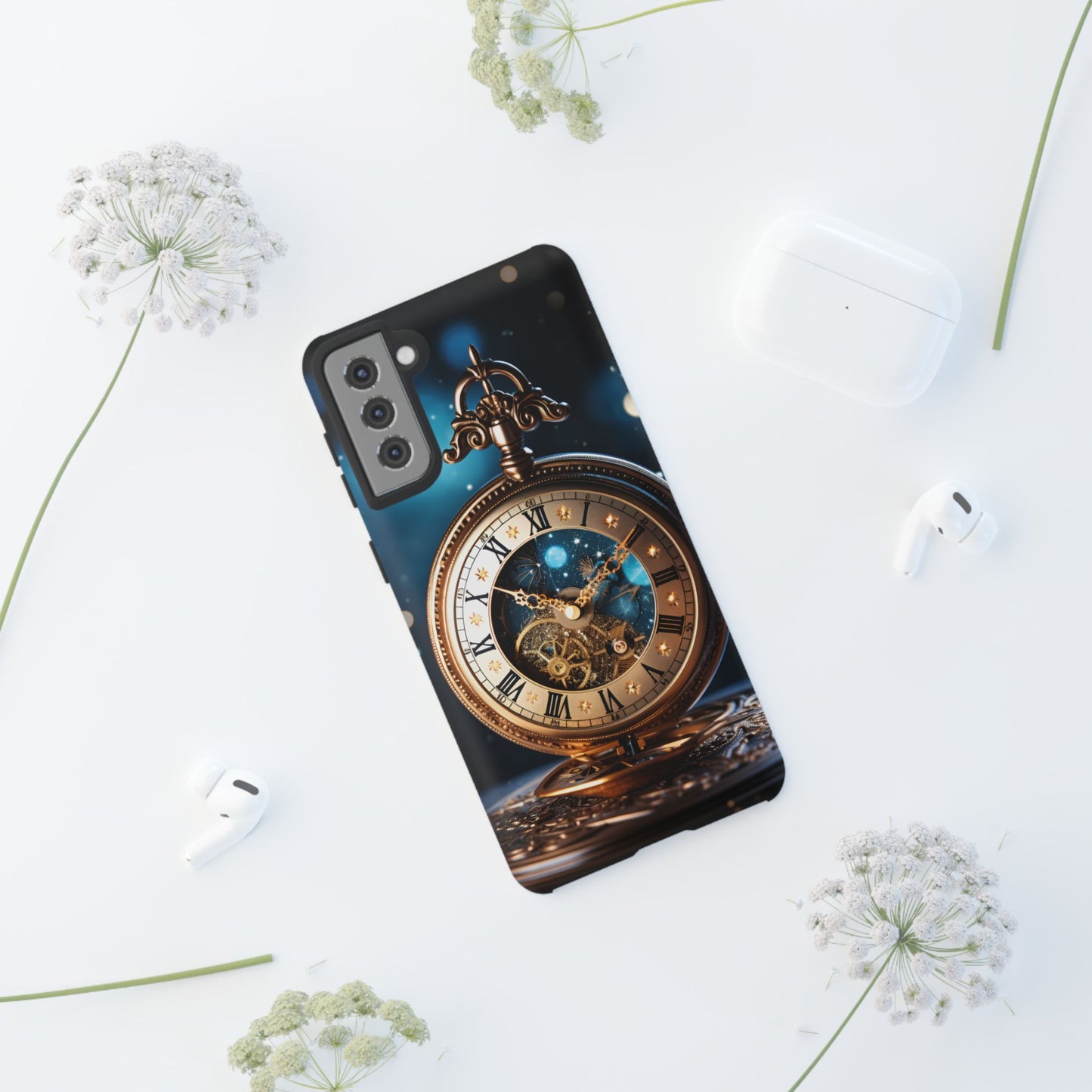 Sumsang Galaxy Clock Dust Tough Phone Cases