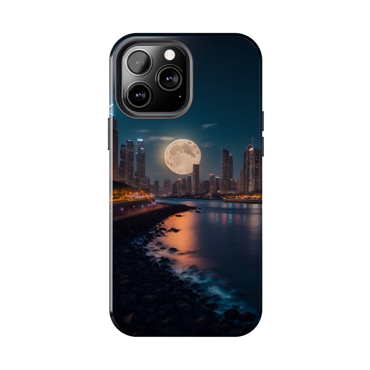 Moon City Tough iPhone Cases