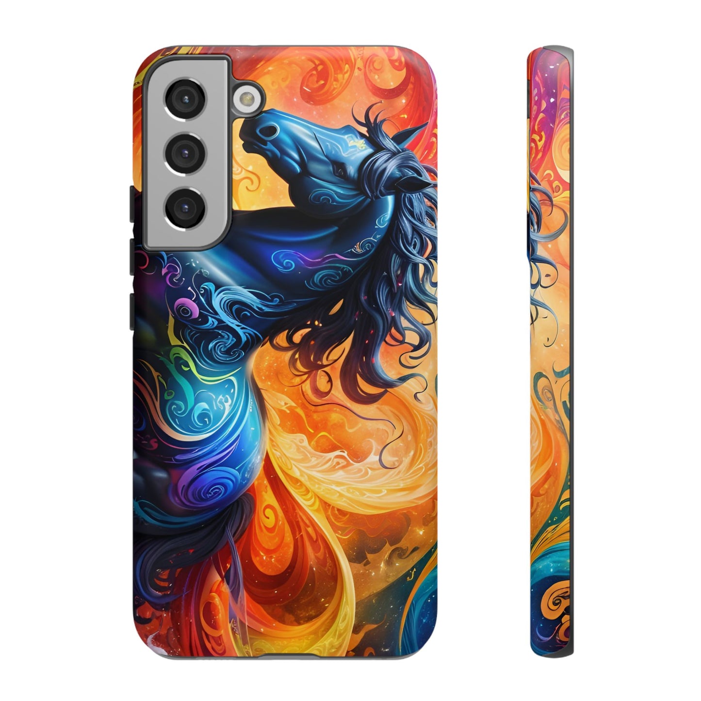 Samsung Galaxy Rainbow Horse Tough phone Cases