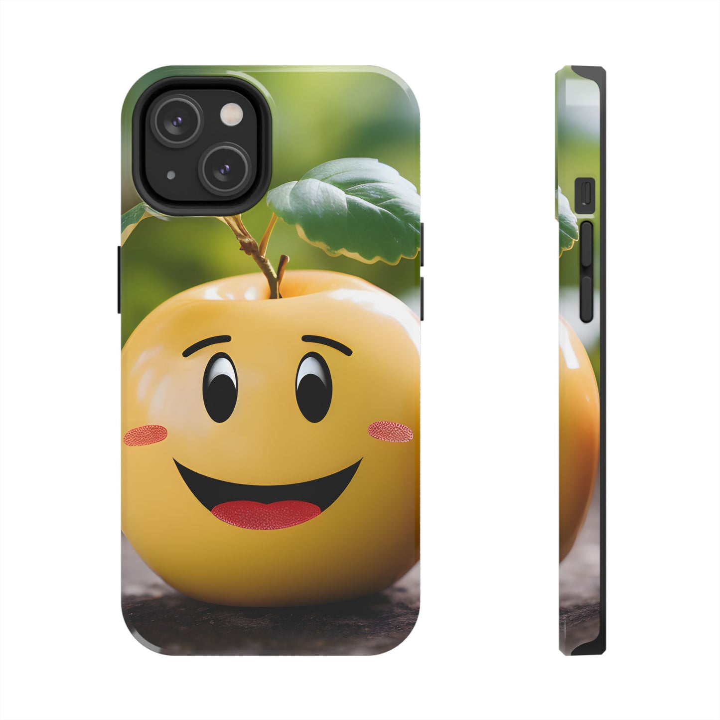 Happy Apple Tough iPhone Case