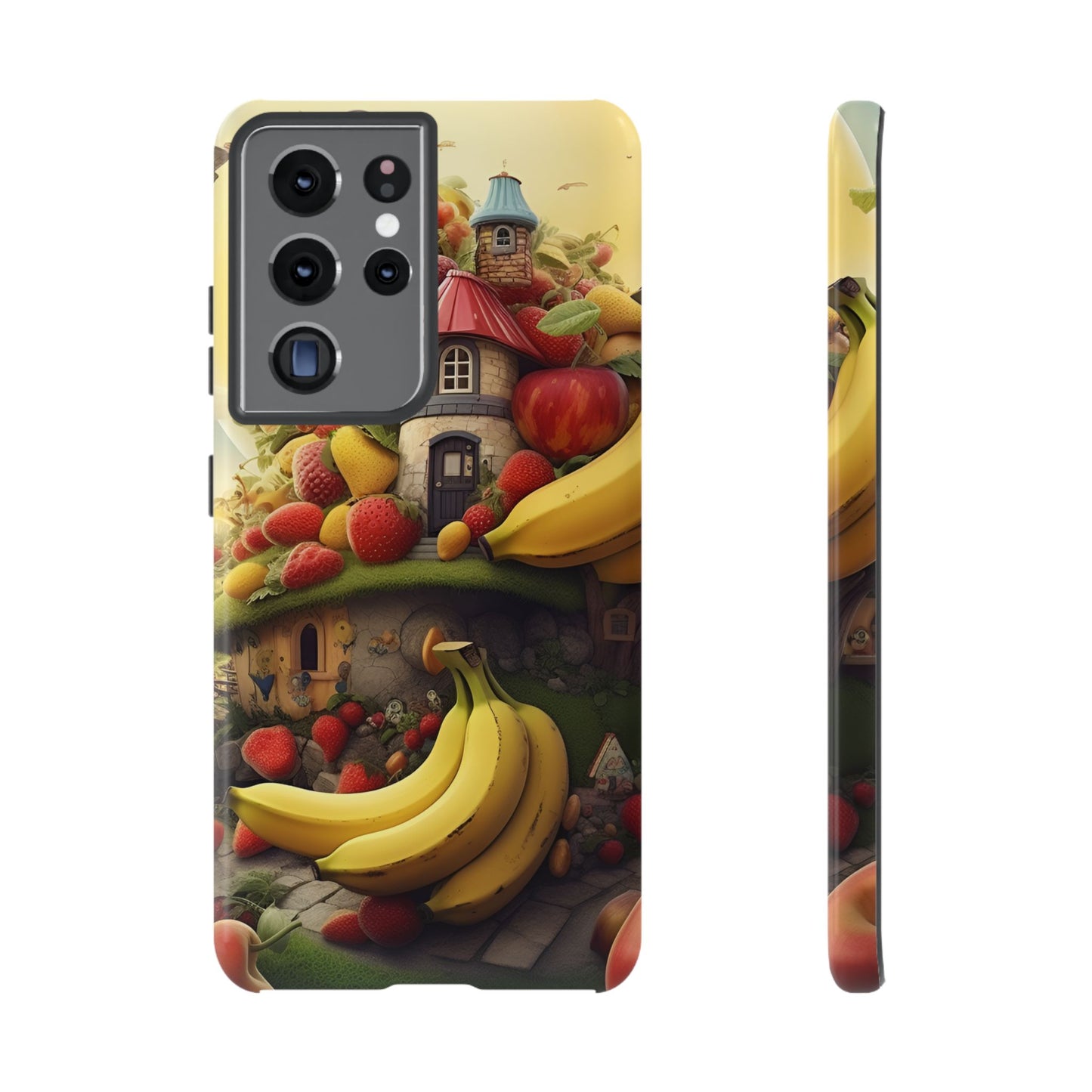 Samsung Galaxy Fruit House Tough Phone Case