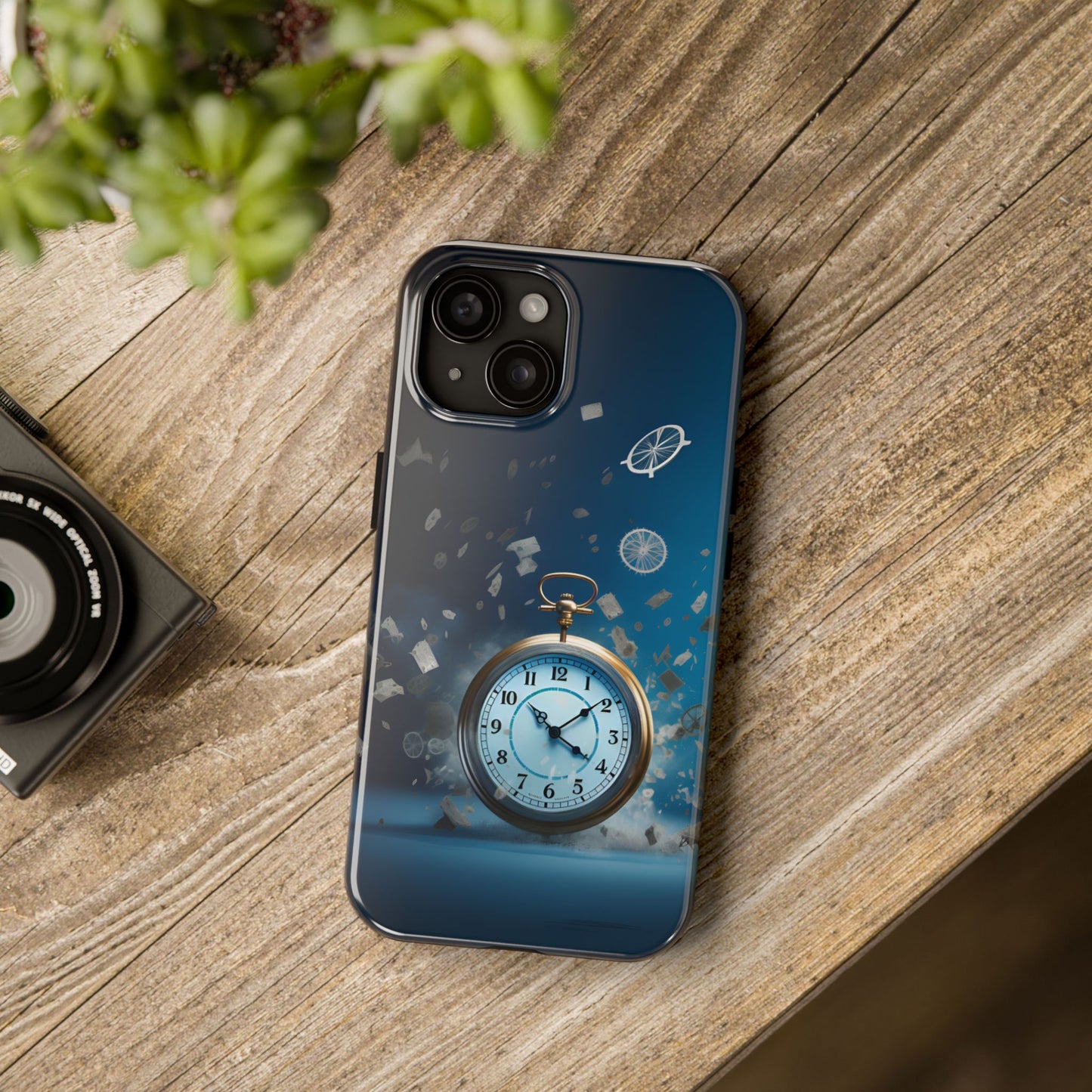 Clock Dust iPhone Tough Phone Cases