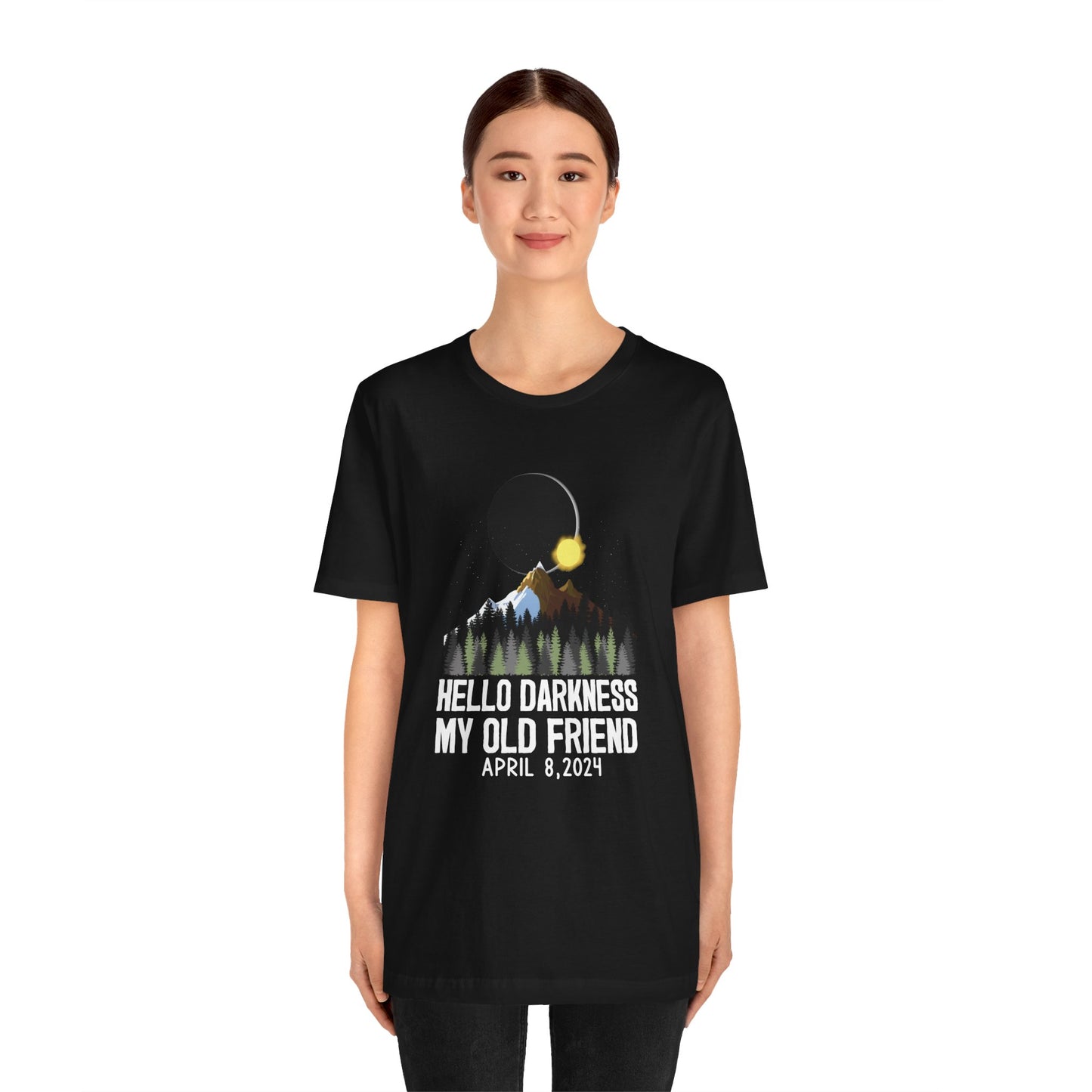 2024 Solar Eclipse Commemorative Unisex T-Shirt