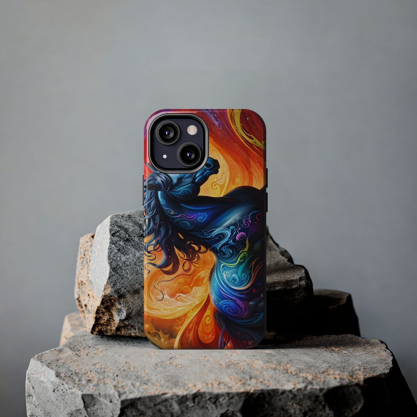 RainBow Horse Tough iPhone Case