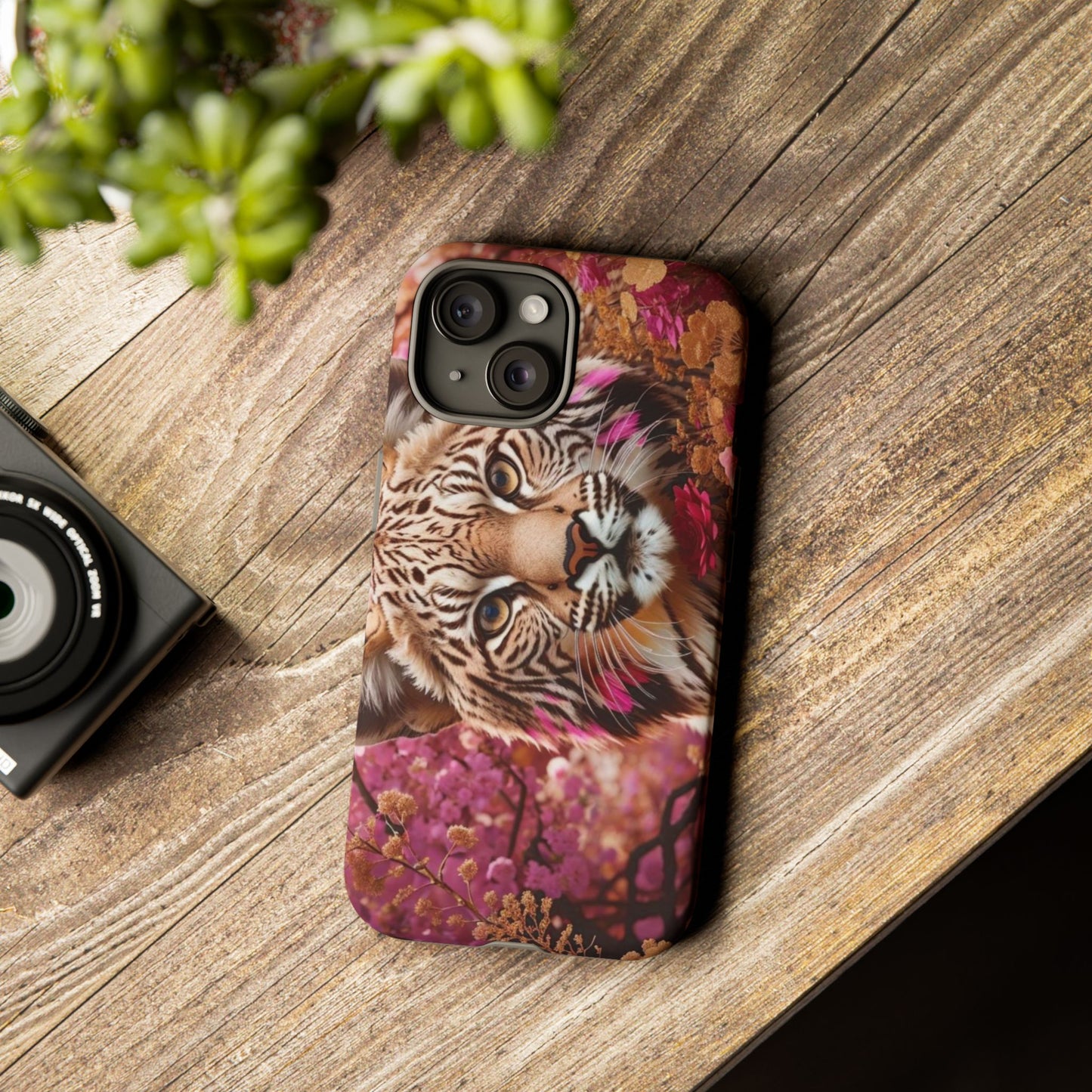 Iphone and Samsung Galaxy Tiger Garden Tough Cases