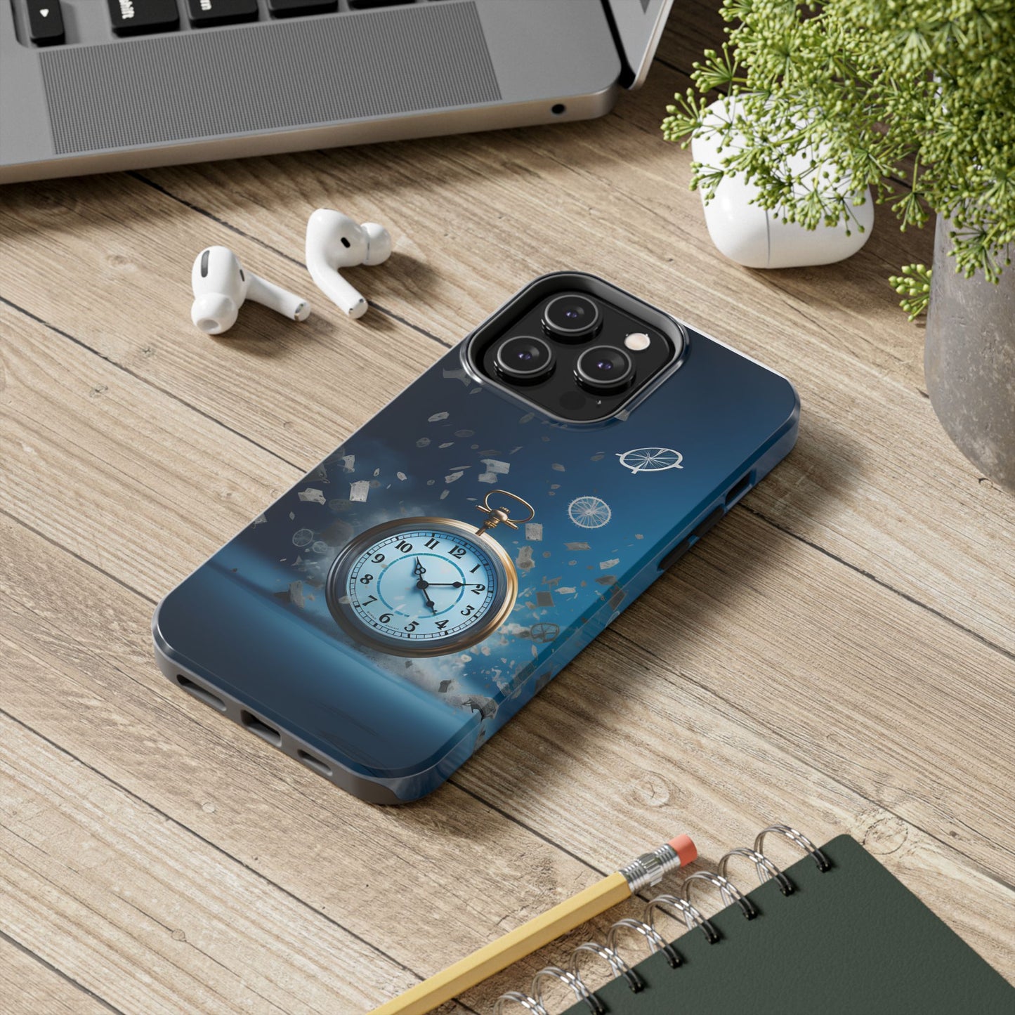 Clock Dust iPhone Tough Phone Cases